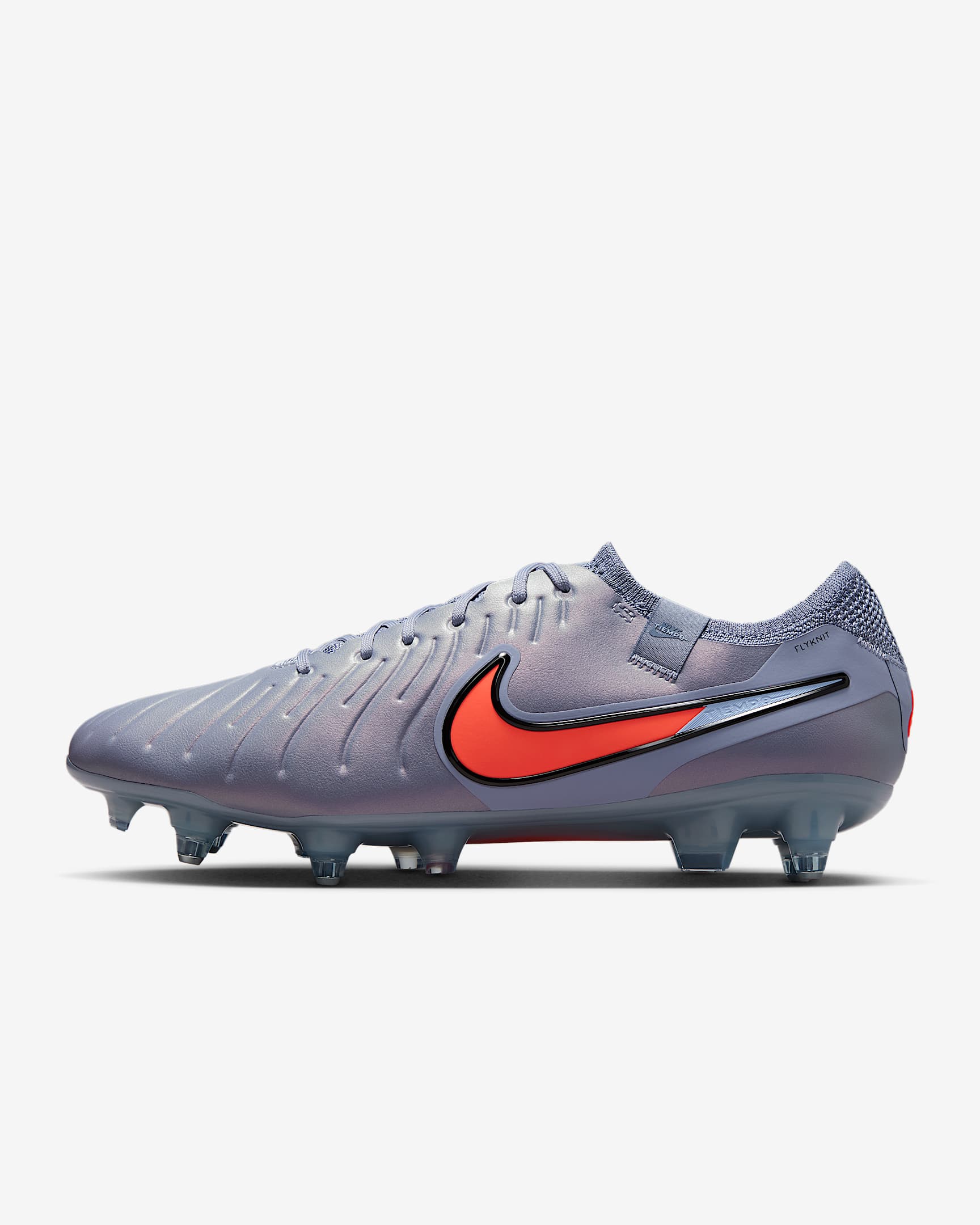 Nike Tiempo Legend 10 Elite low top voetbalschoenen (zachte ondergrond) - Blue Eclipse/Zwart
