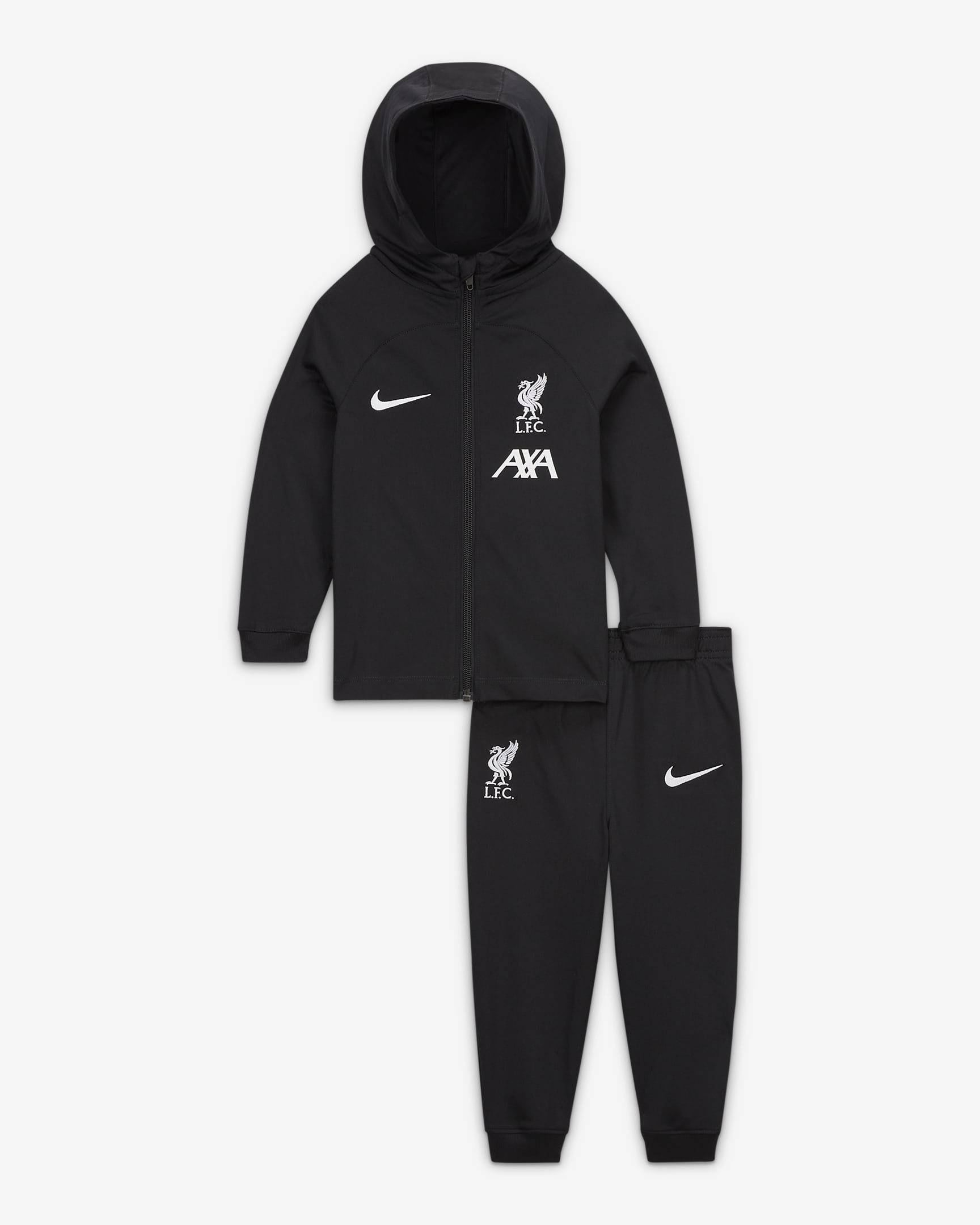 Liverpool F.C. Strike Baby/Toddler Nike Dri-FIT Hooded Tracksuit. Nike CA