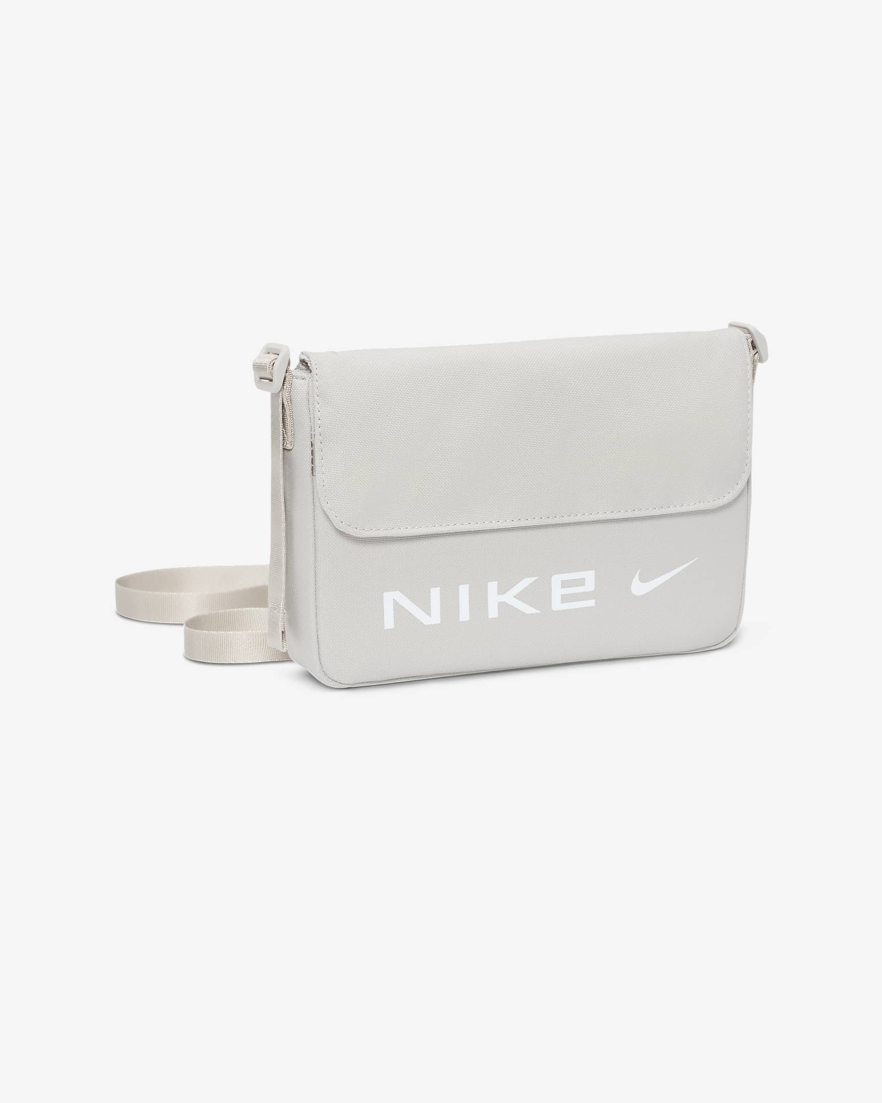 Nike Sportswear Futura Women's Crossbody Bag (1L) - Light Iron Ore/Light Iron Ore/White