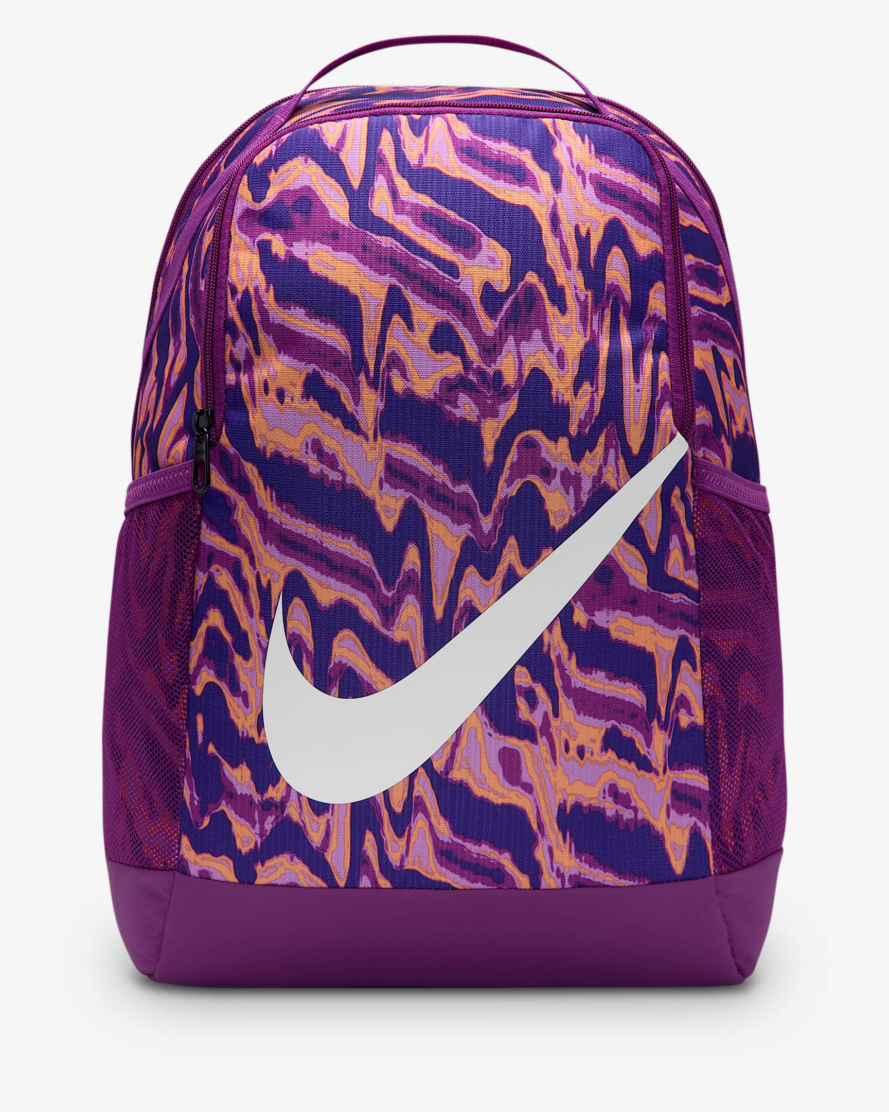 Nike Brasilia Kids' Backpack (18L) - Bold Berry/Rush Fuchsia/White