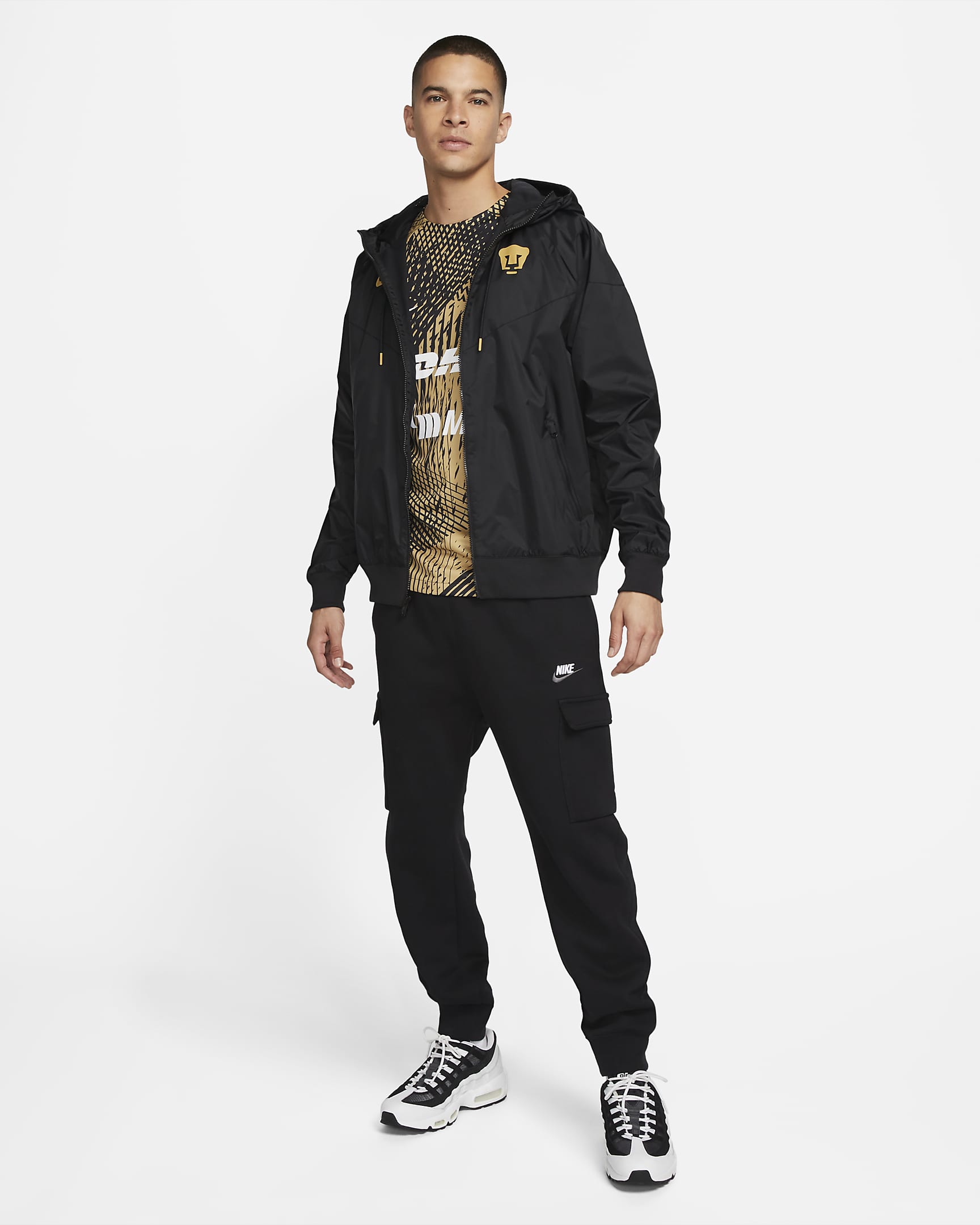 Pumas Windrunner Men's Nike Football FullZip Jacket. Nike NL