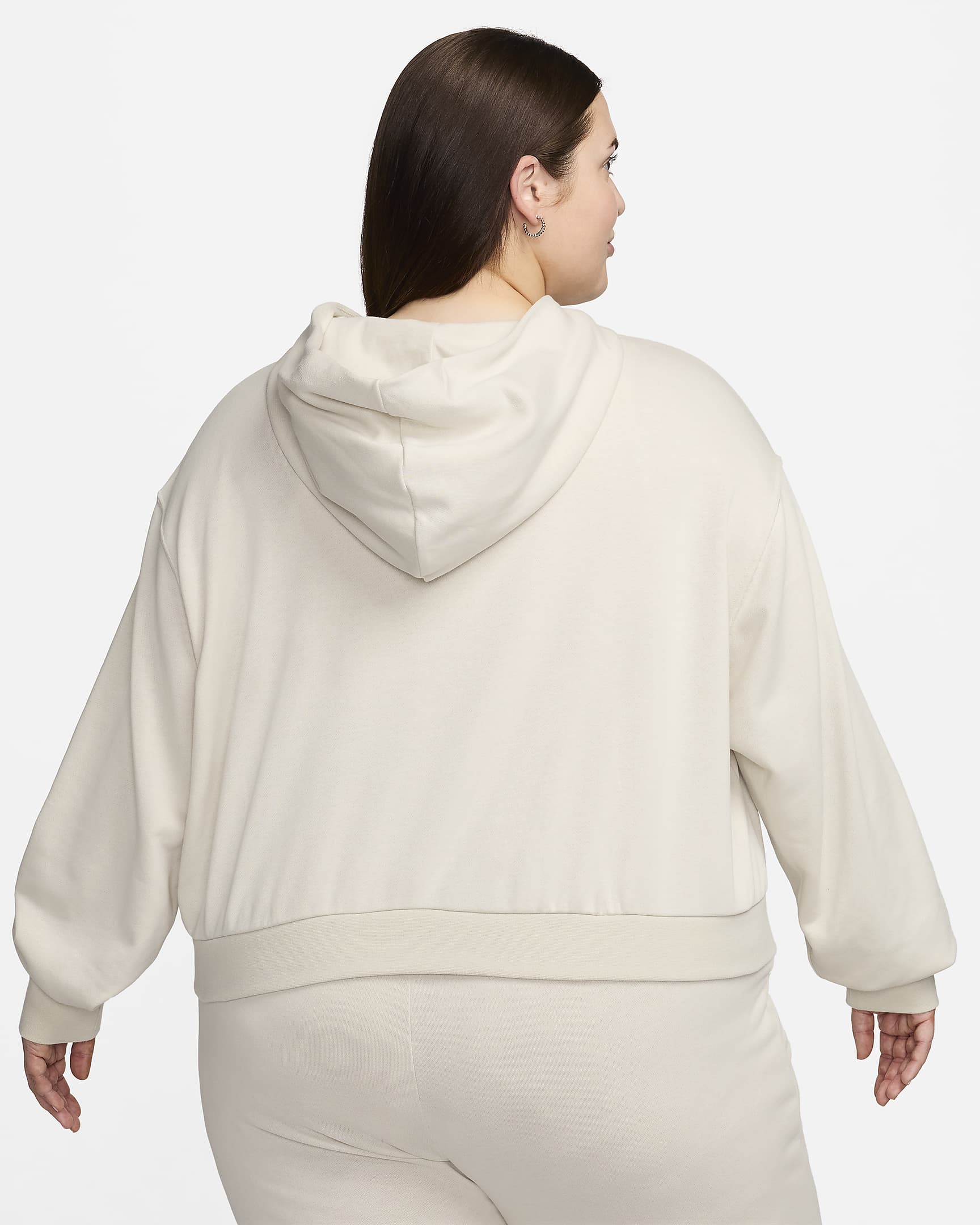 Nike Sportswear Chill Terry ruimvallende hoodie met rits over de hele ...