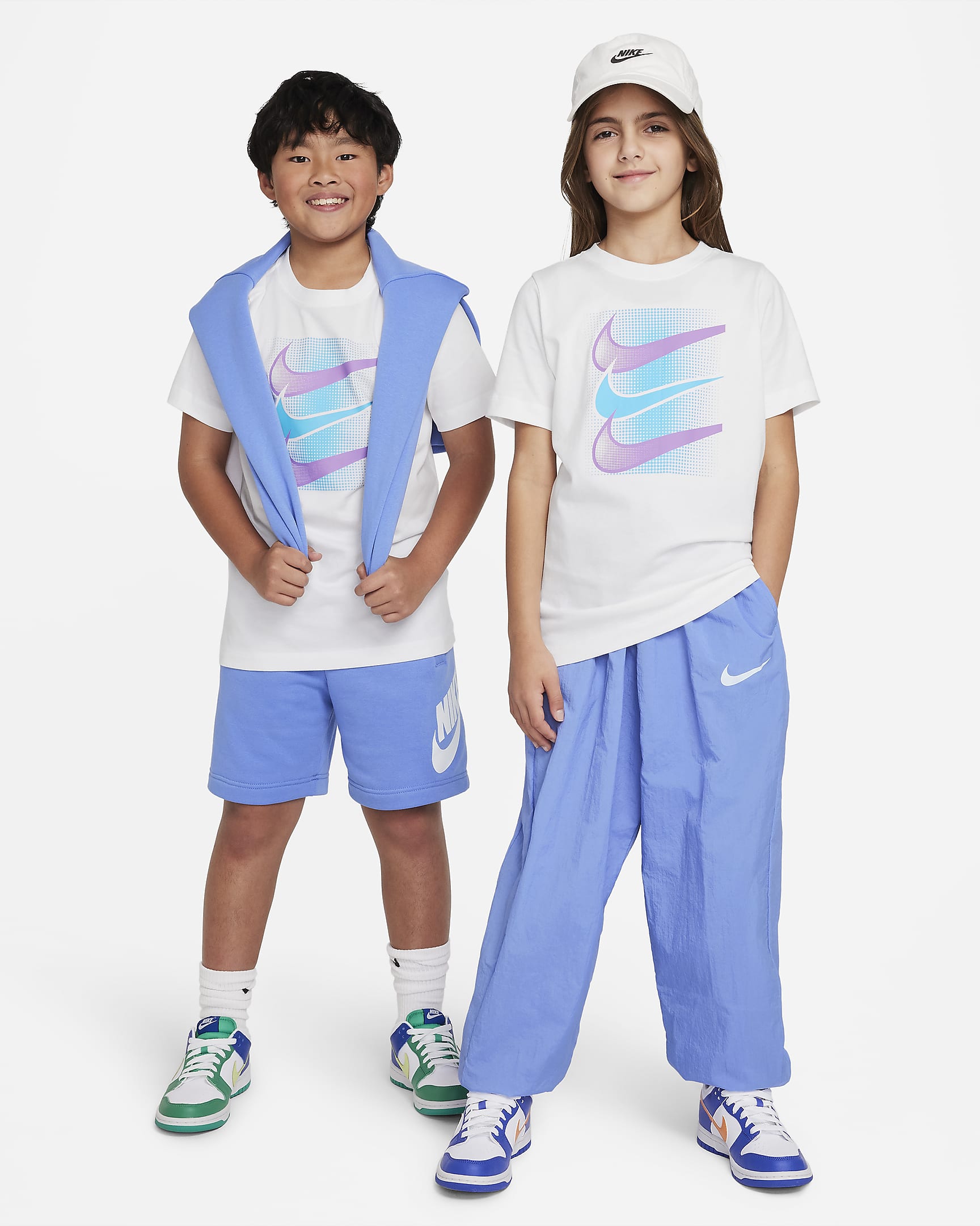Nike Sportswear Older Kids' T-Shirt - White