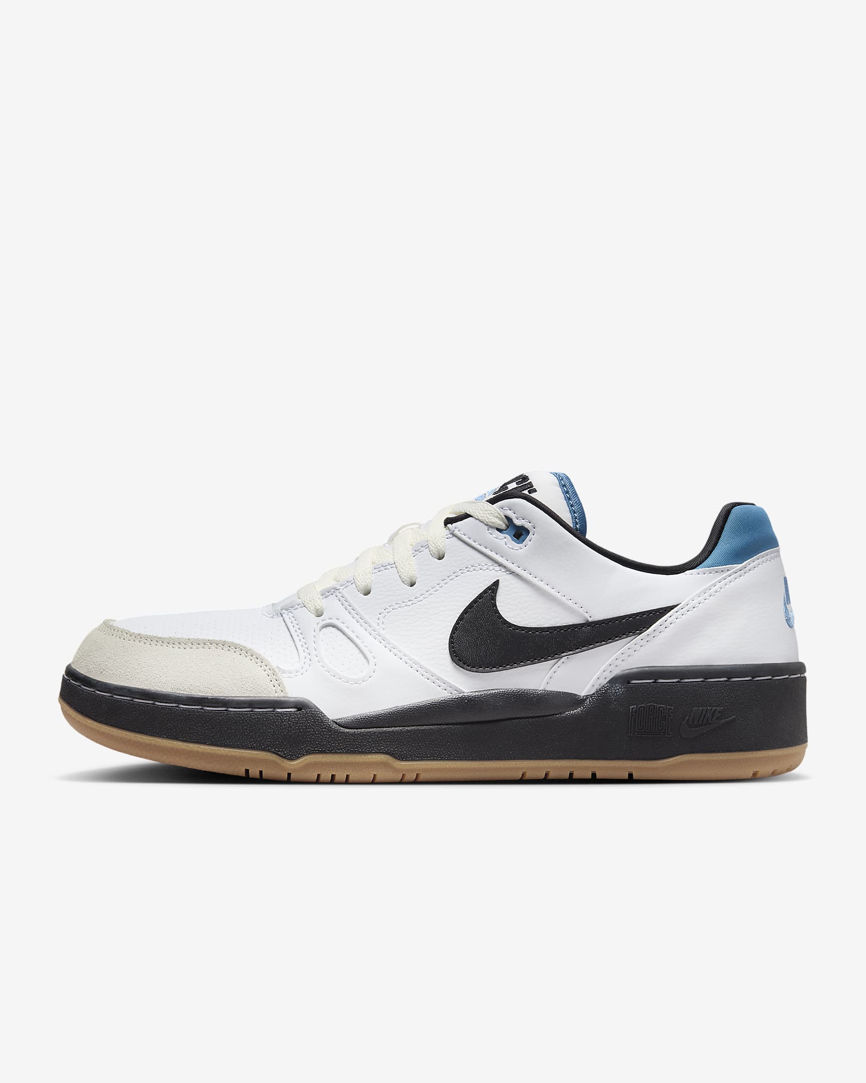 Tenis para hombre Nike Full Force Low - Blanco/Fantasma/Tormenta del Egeo/Negro