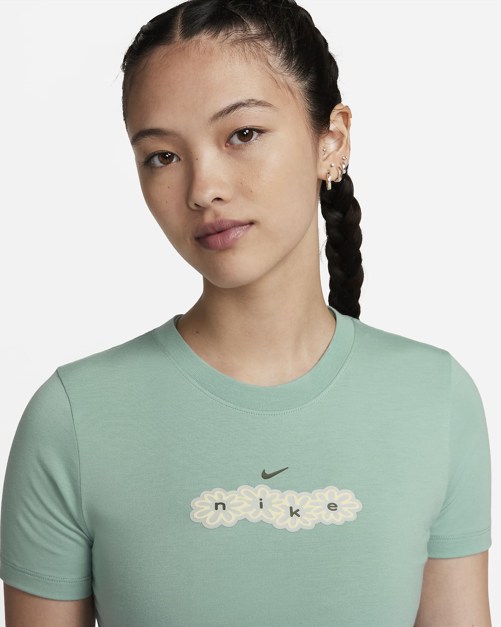 Nike Sportswear Women's Cropped T-Shirt. Nike ID