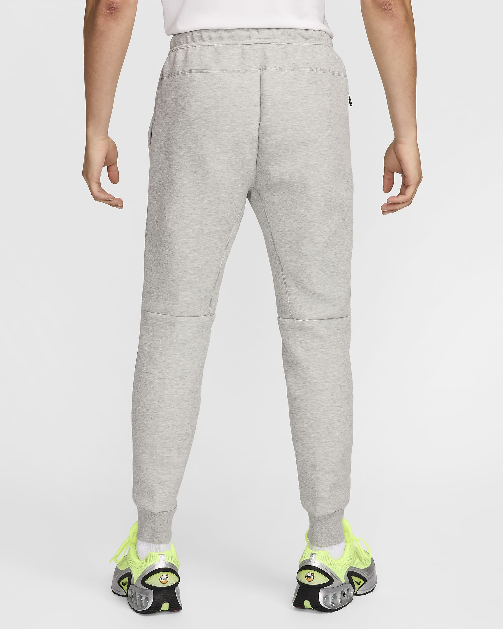 F.C. Barcelona Tech Fleece Men's Nike Football Joggers - Dark Grey Heather/Barely Volt