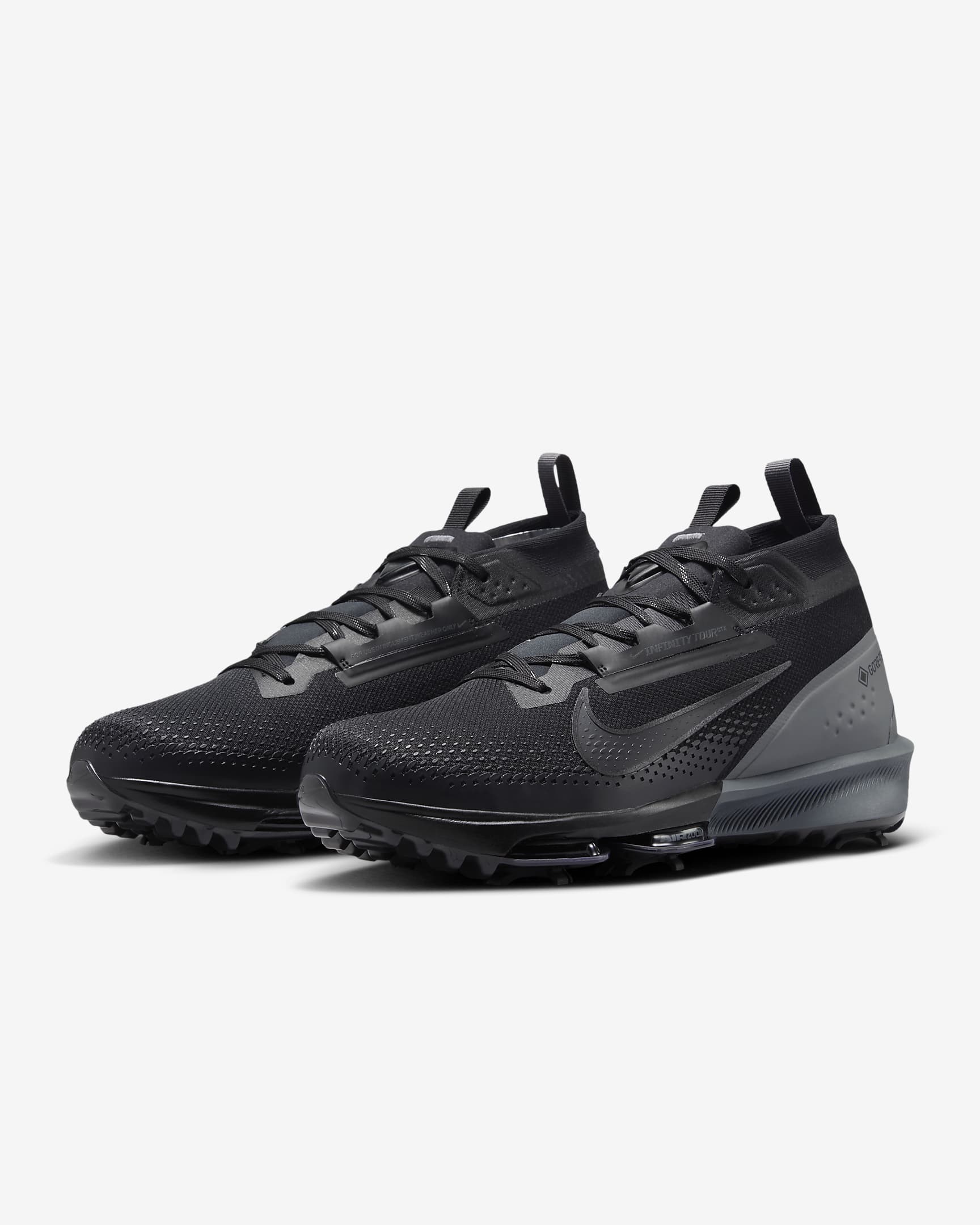 Nike Infinity Tour 2 GORE-TEX Sabatilles de golf per al mal temps - Home - Negre/Negre