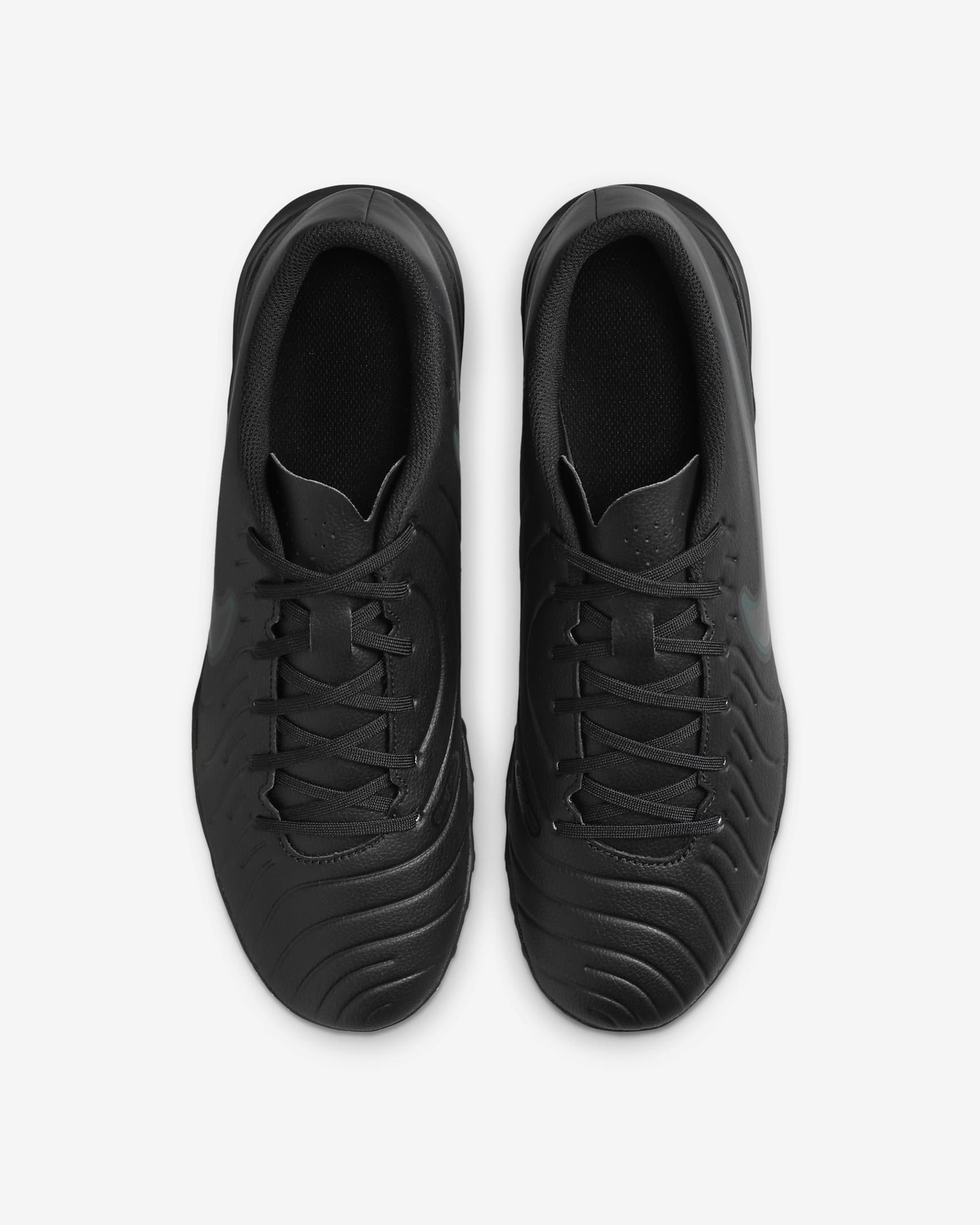 Nike Tiempo Legend 10 Club műfűre készült, alacsony szárú futballcipő - Fekete/Deep Jungle/Fekete