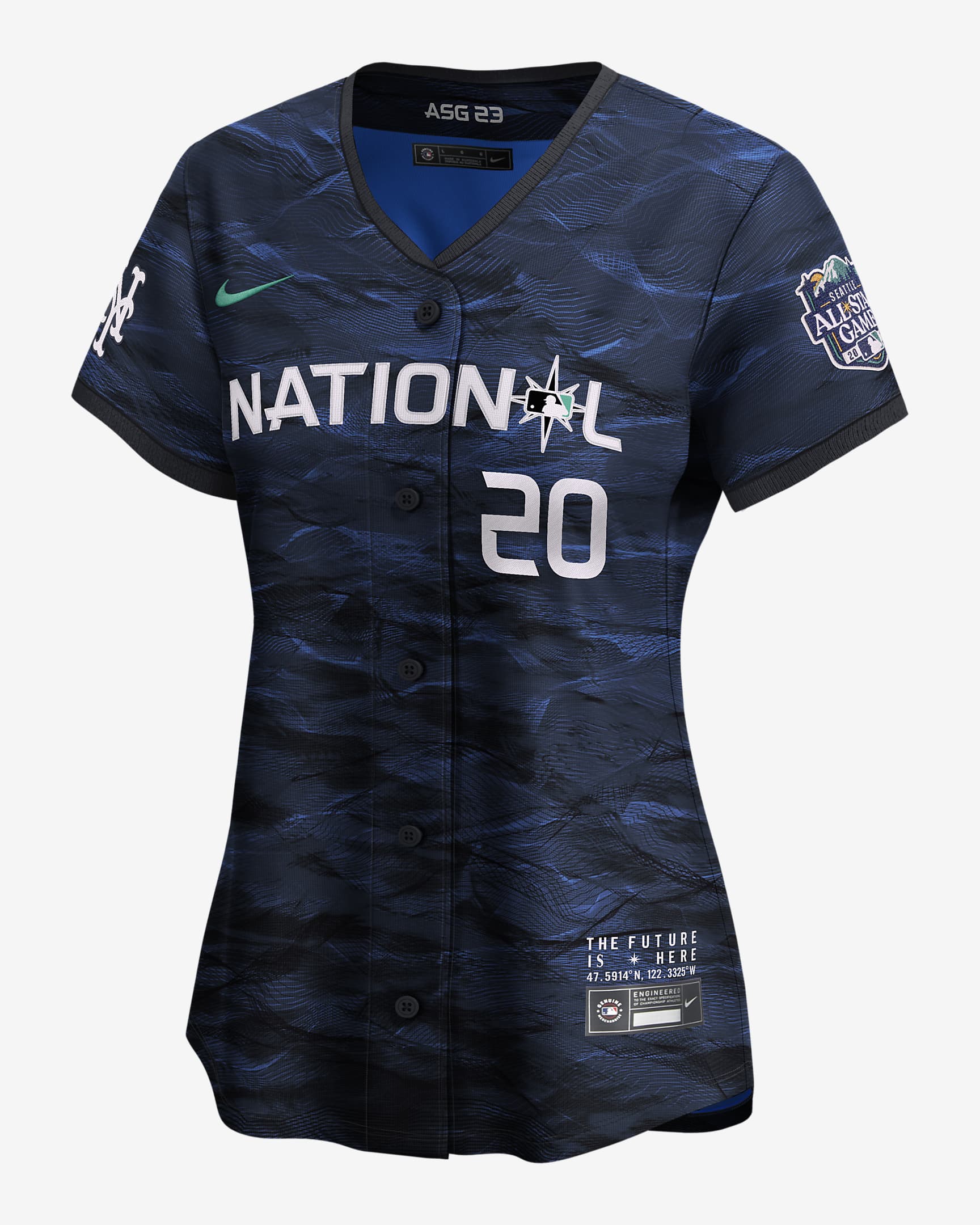 Jersey Nike de la MLB Limited para mujer Pete Alonso National League 2023 All-Star Game - Royal