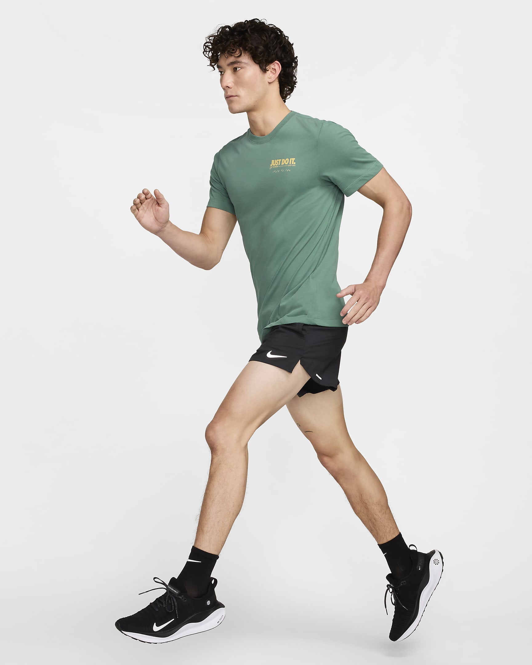 nike dri fit knit running shirt