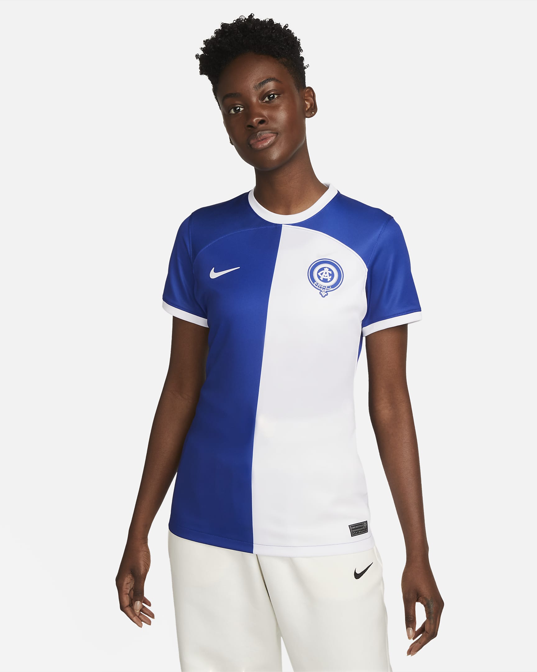 Atlético Madrid 2023/24 Stadium Away Women's Nike Dri-FIT Football Shirt - Old Royal/White/White