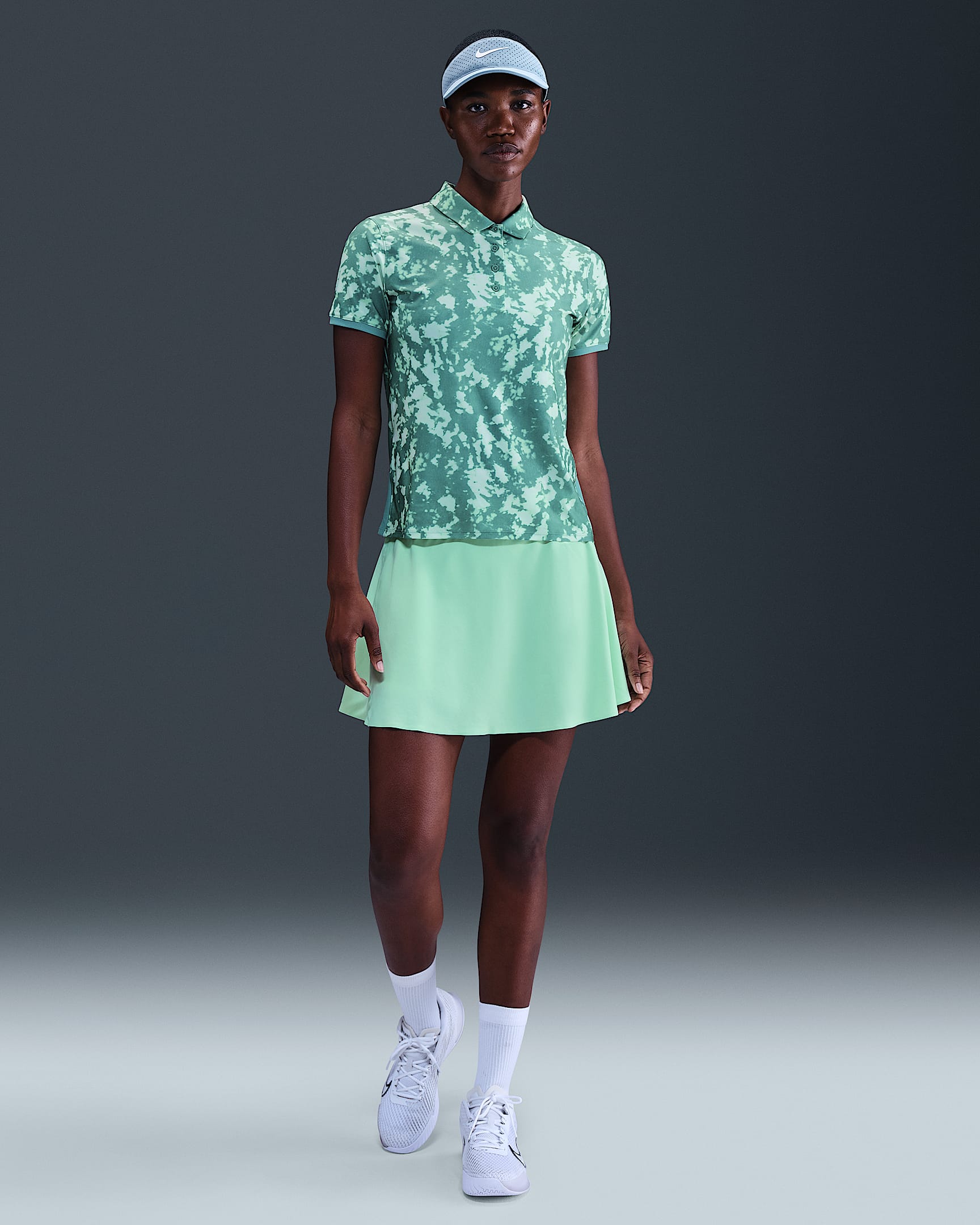 NikeCourt Ace Advantage Dri-FIT tennisrok - Mint Foam/Mint Foam