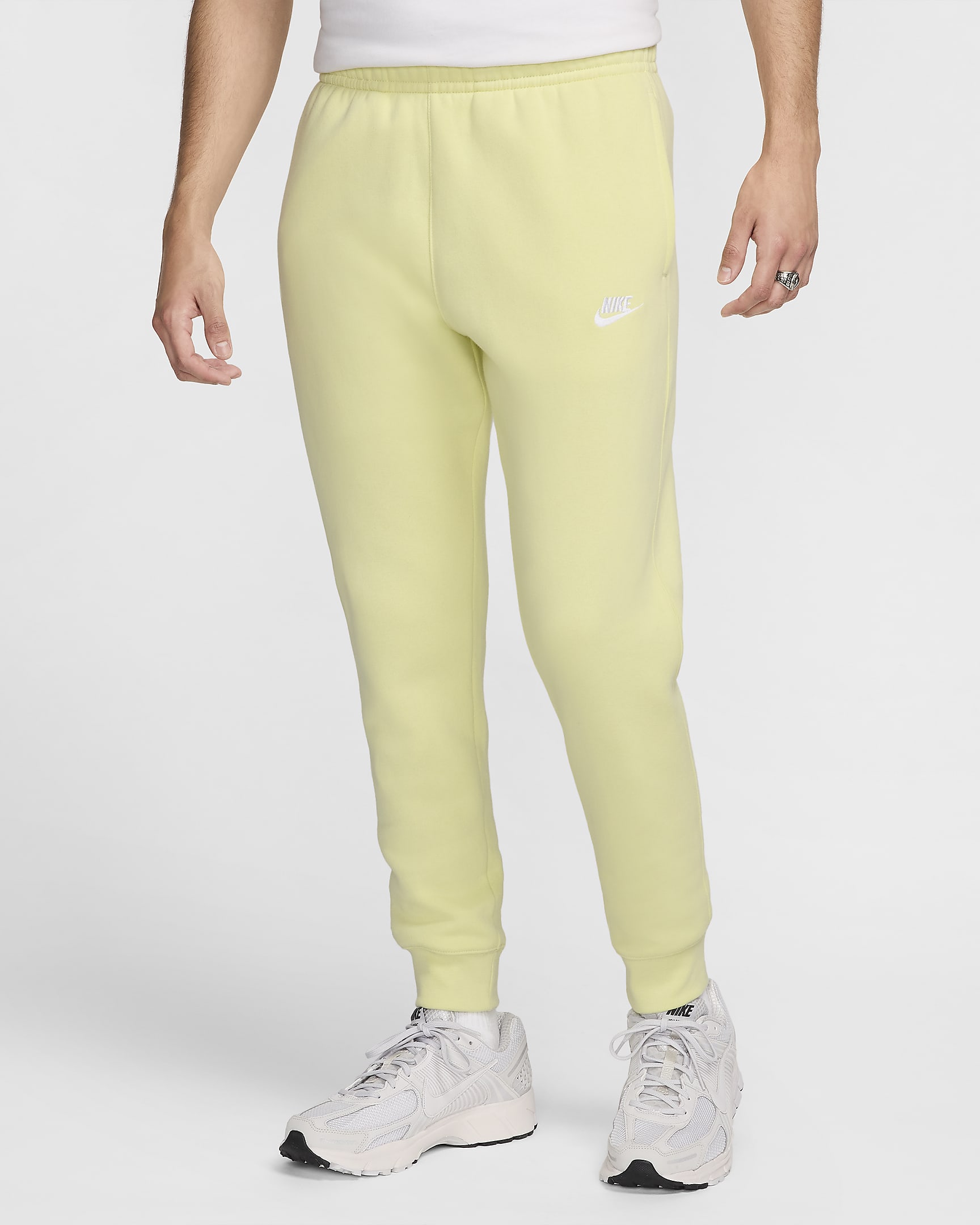 Joggers Nike Sportswear Club Fleece - Lima vital/Lima vital/Blanco