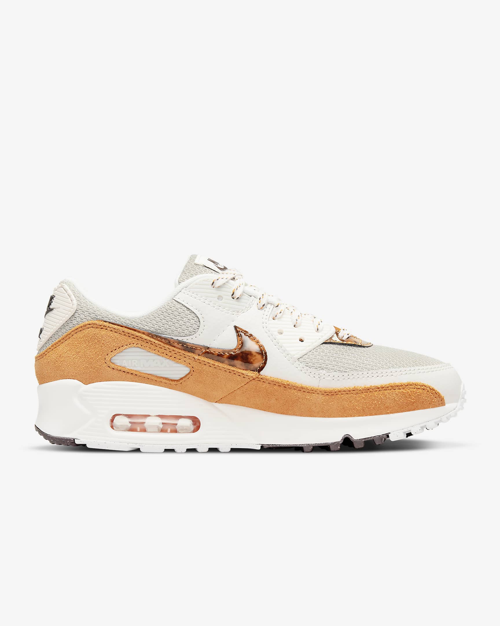 Nike Air Max 90 Women's Shoes - Phantom/Velvet Brown/Light Bone/Light Curry