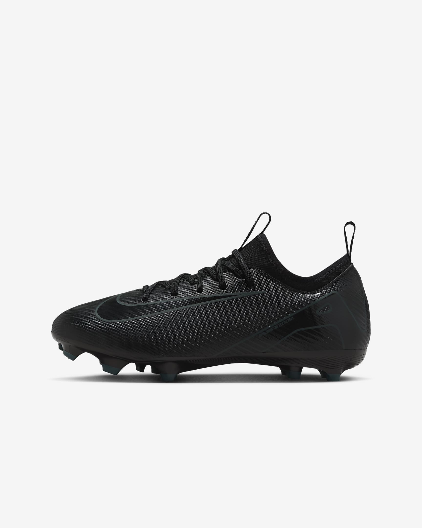 Nike Jr. Mercurial Vapor 16 Academy MG Düşük Bilekli Küçük/Genç Çocuk Kramponu - Siyah/Deep Jungle/Siyah