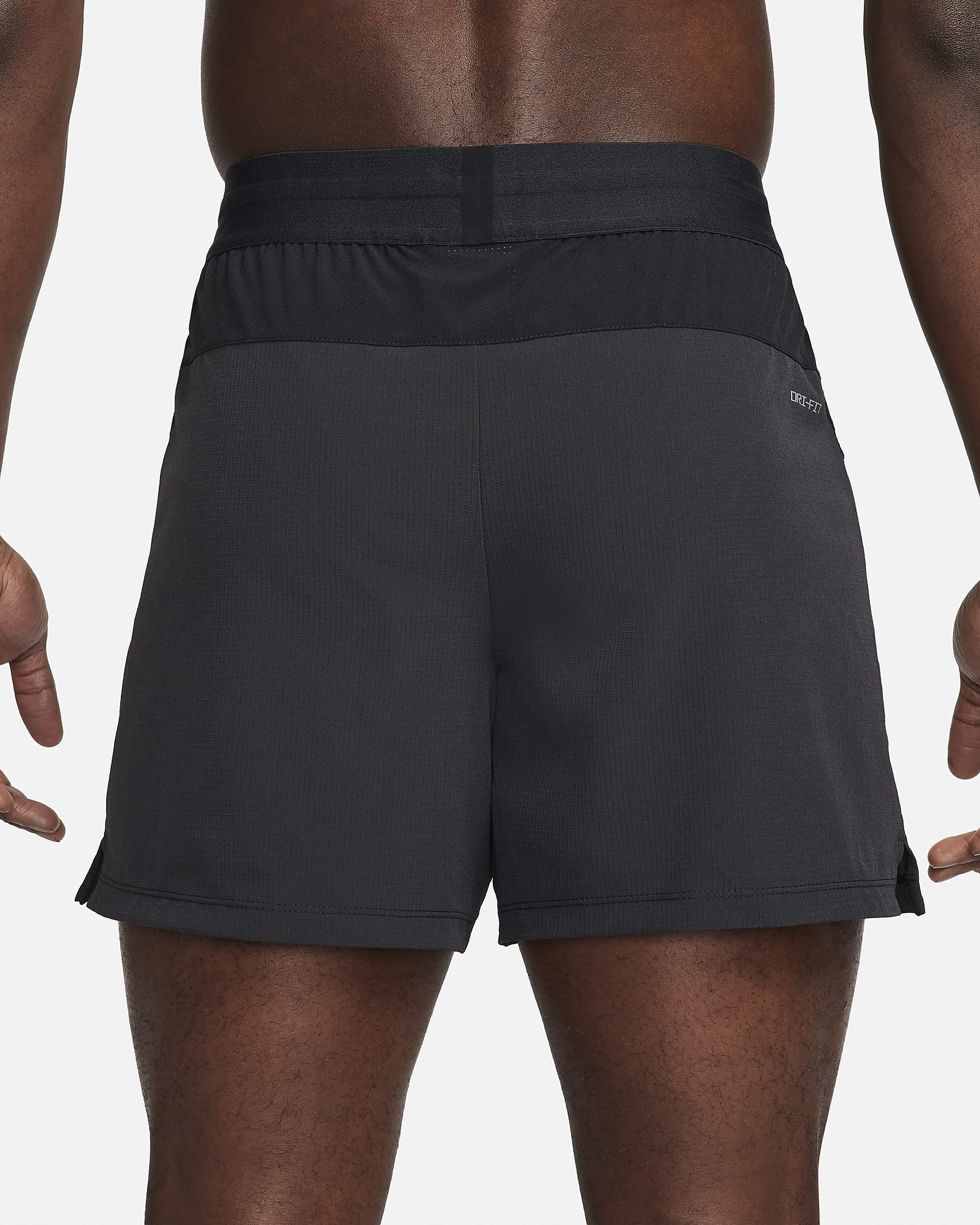 Ungefütterte Nike Flex Rep Dri-FIT-Fitnessshorts für Herren (ca. 12,5 cm) - Schwarz/Schwarz/Schwarz