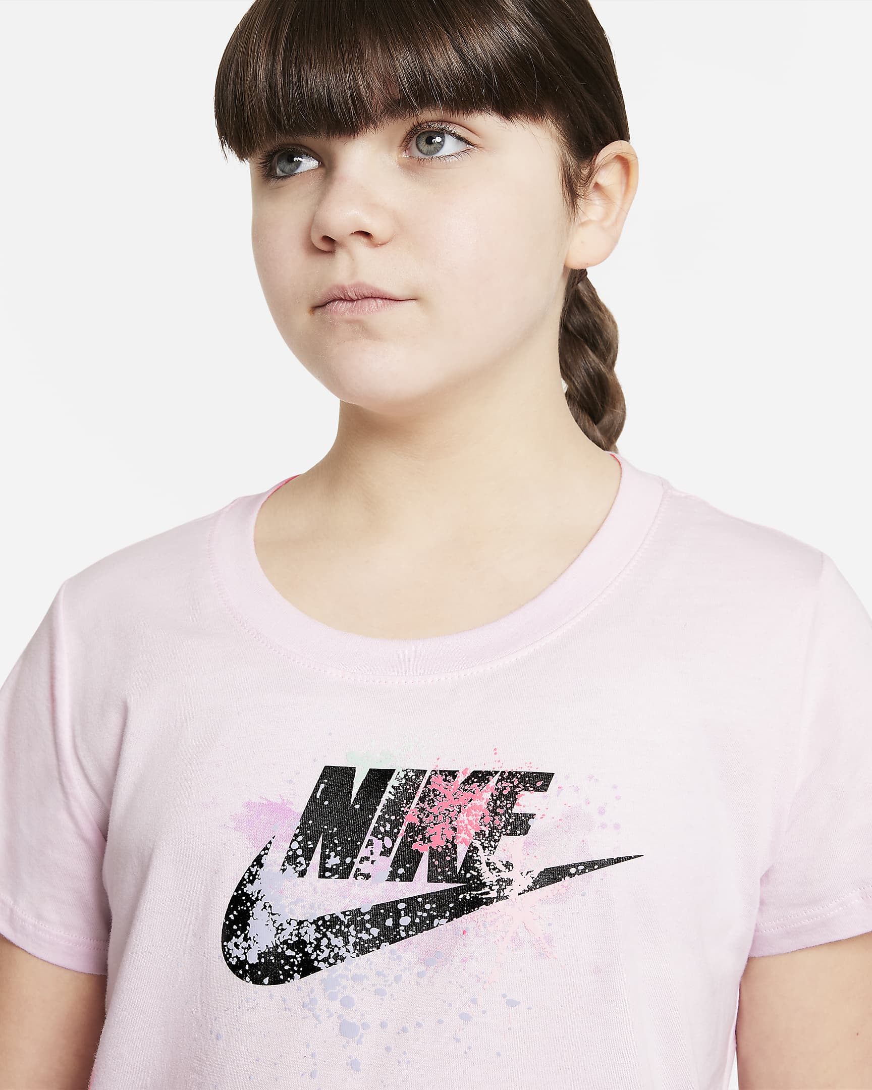 Nike Sportswear Big Kids' (Girls') T-Shirt (Extended Size). Nike.com
