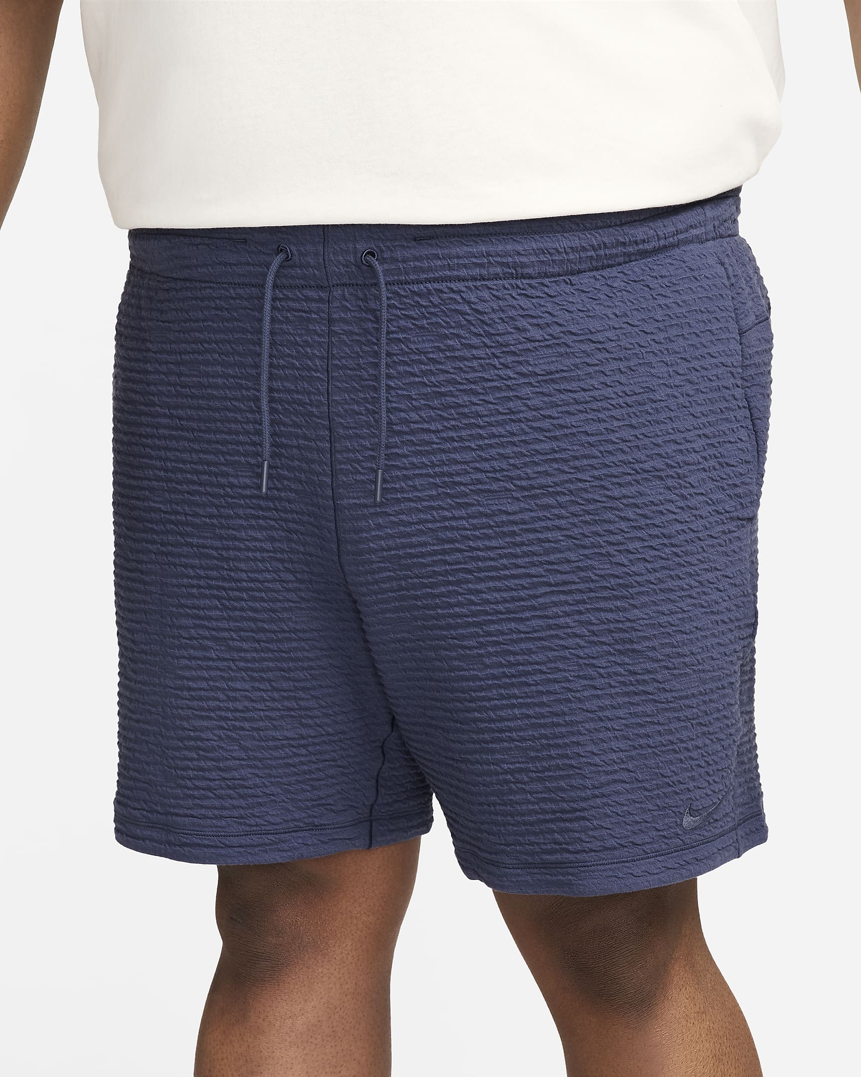 Nike Yoga Men's Dri-FIT 7" Unlined Shorts - Thunder Blue/Thunder Blue