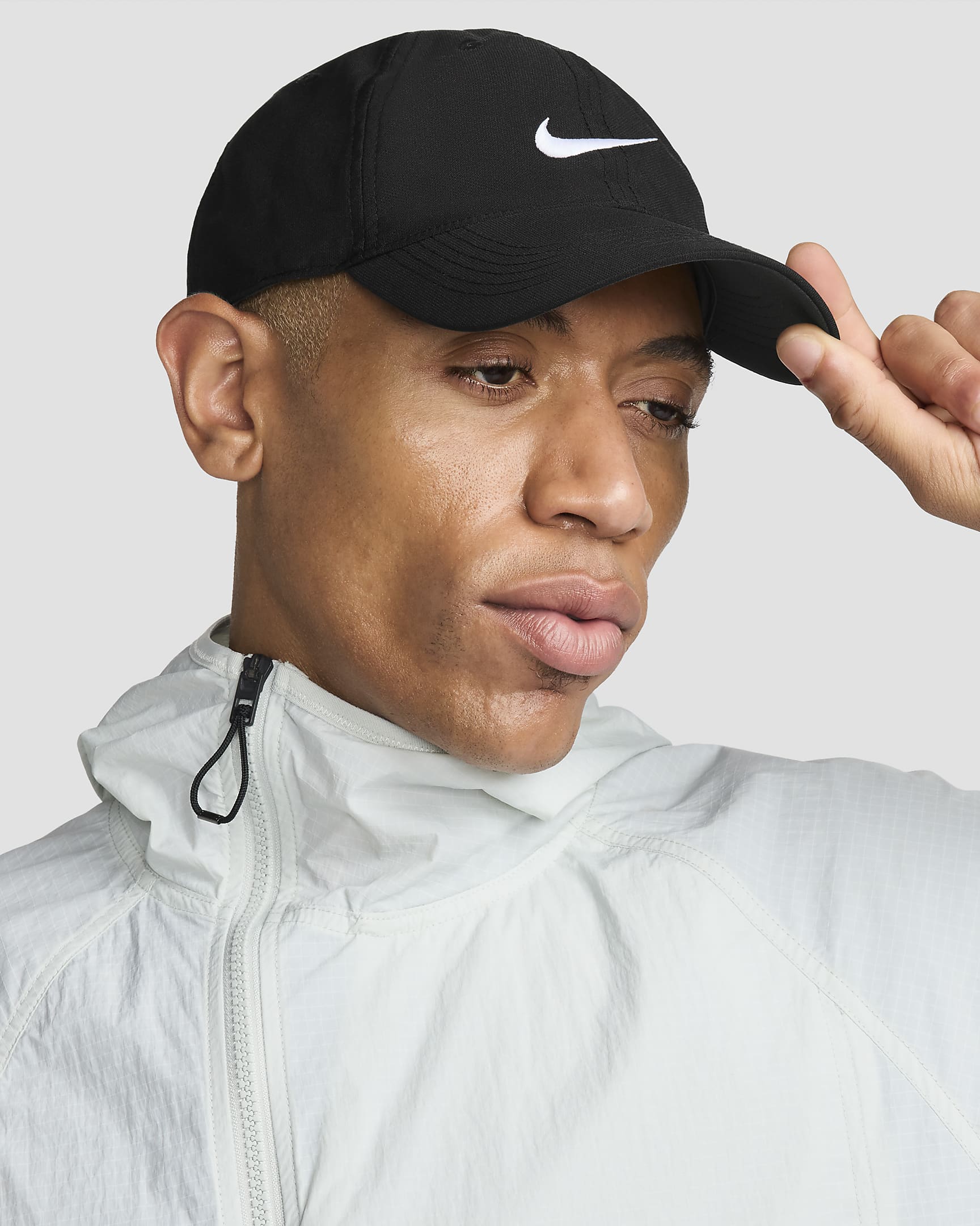 Nike Dri-FIT Club Unstructured Cap - Black/White