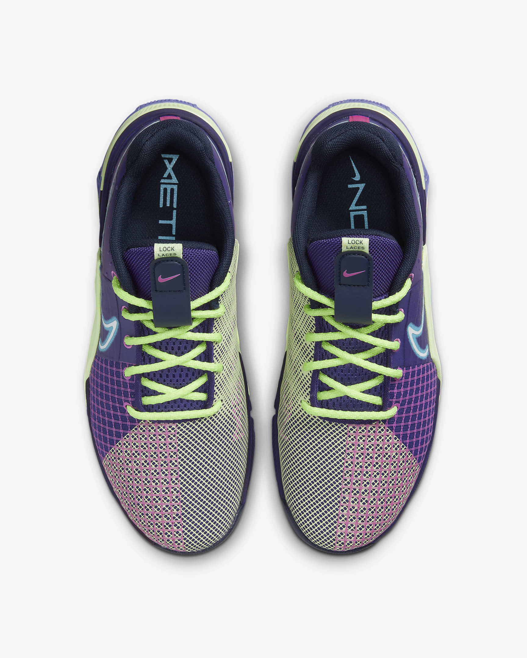 Nike Metcon 8 AMP Women's Training Shoes - Deep Purple/Barely Volt/Blackened Blue/Baltic Blue