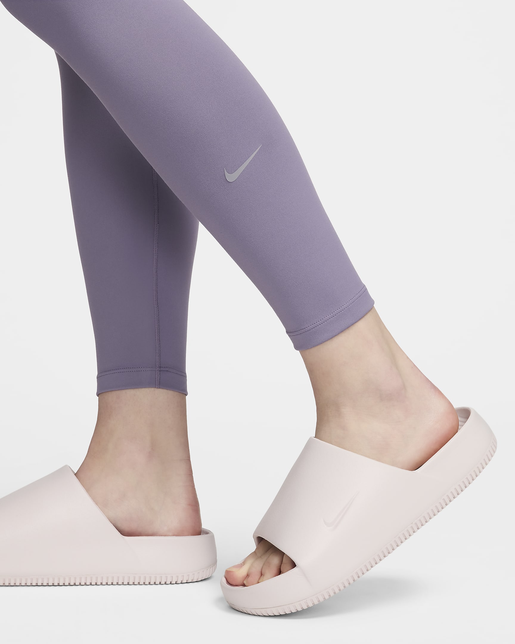 Nike One Leggings in voller Länge mit hohem Bund für Damen - Daybreak/Schwarz