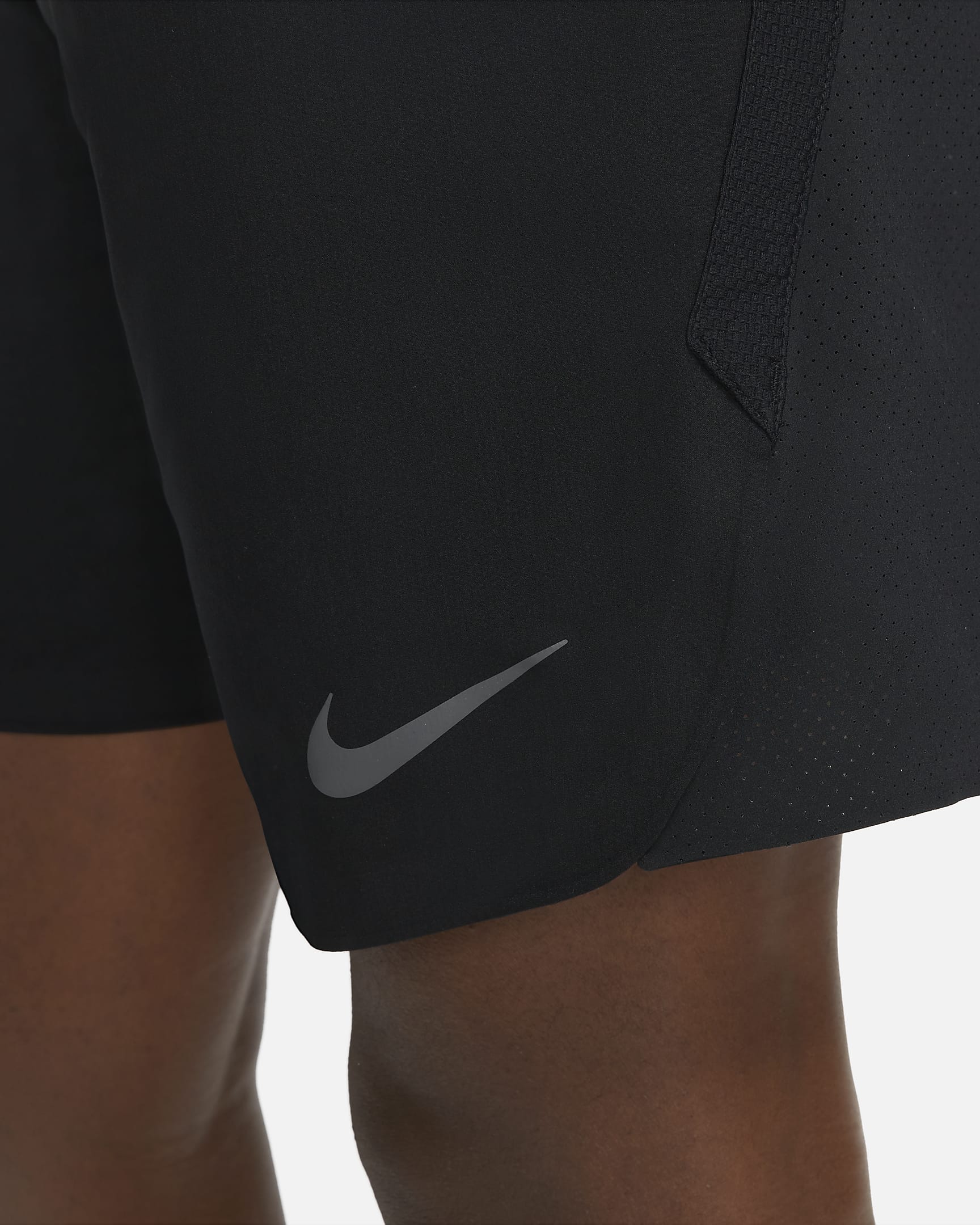 Nike Dri-FIT Flex Rep Pro Collection Pantalón corto de entrenamiento sin forro de 20 cm - Hombre - Negro/Iron Grey