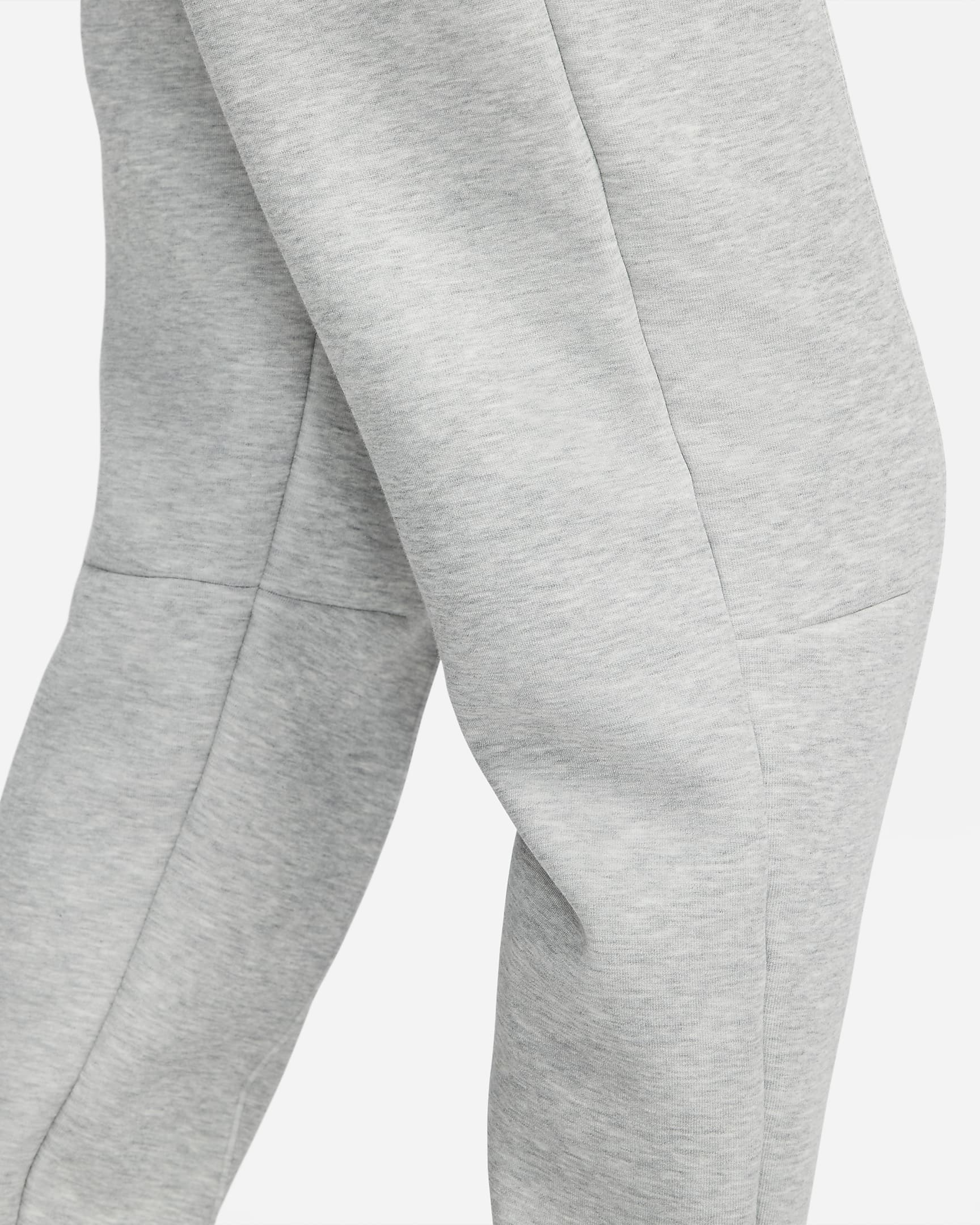 Pantalon de jogging taille mi-haute Nike Sportswear Tech Fleece pour femme - Dark Grey Heather/Noir