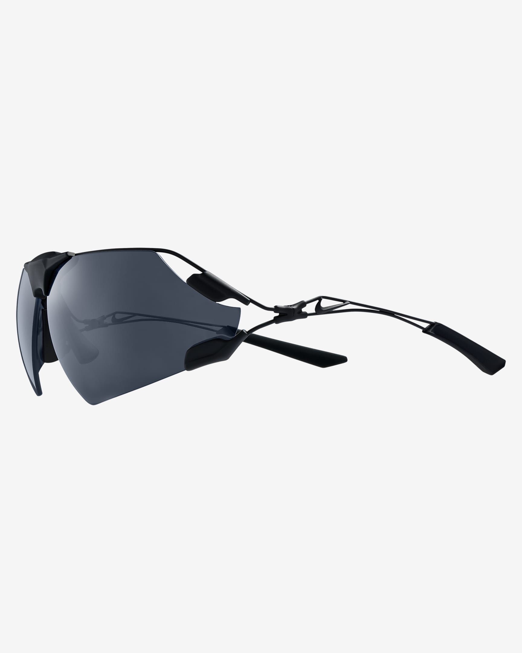 Nike Zeus Edge Polarized Sunglasses - Matte Black Anodized