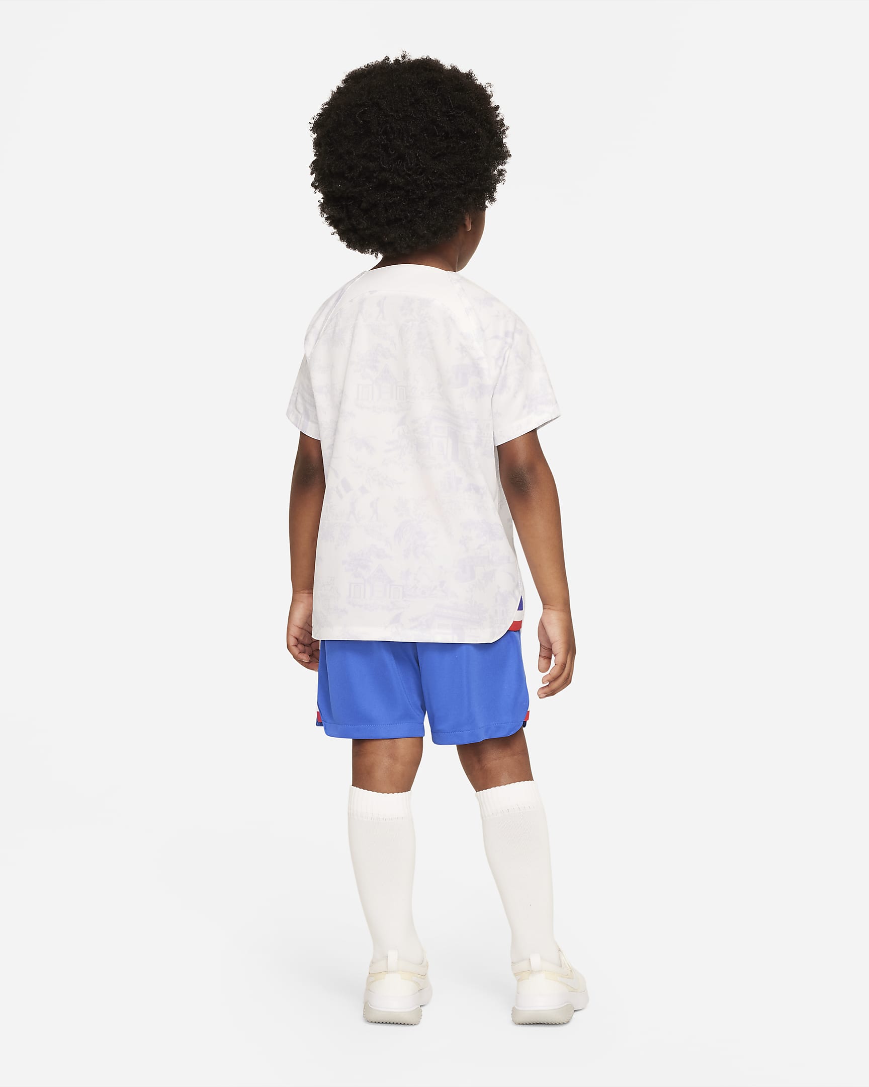 FFF 2022/23 Away Younger Kids' Football Kit. Nike IE
