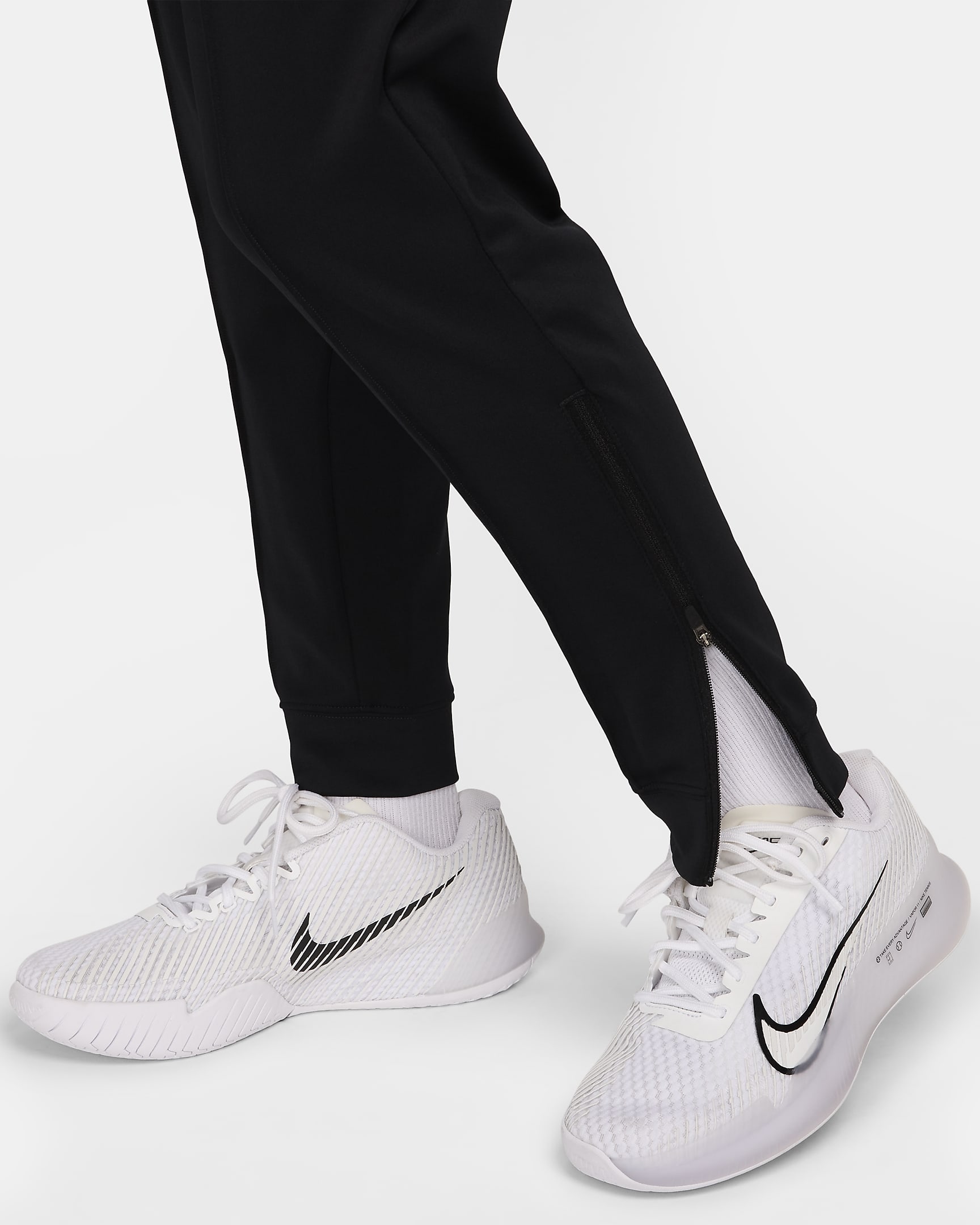 NikeCourt Dri-FIT Women's Knit Tennis Trousers - Black