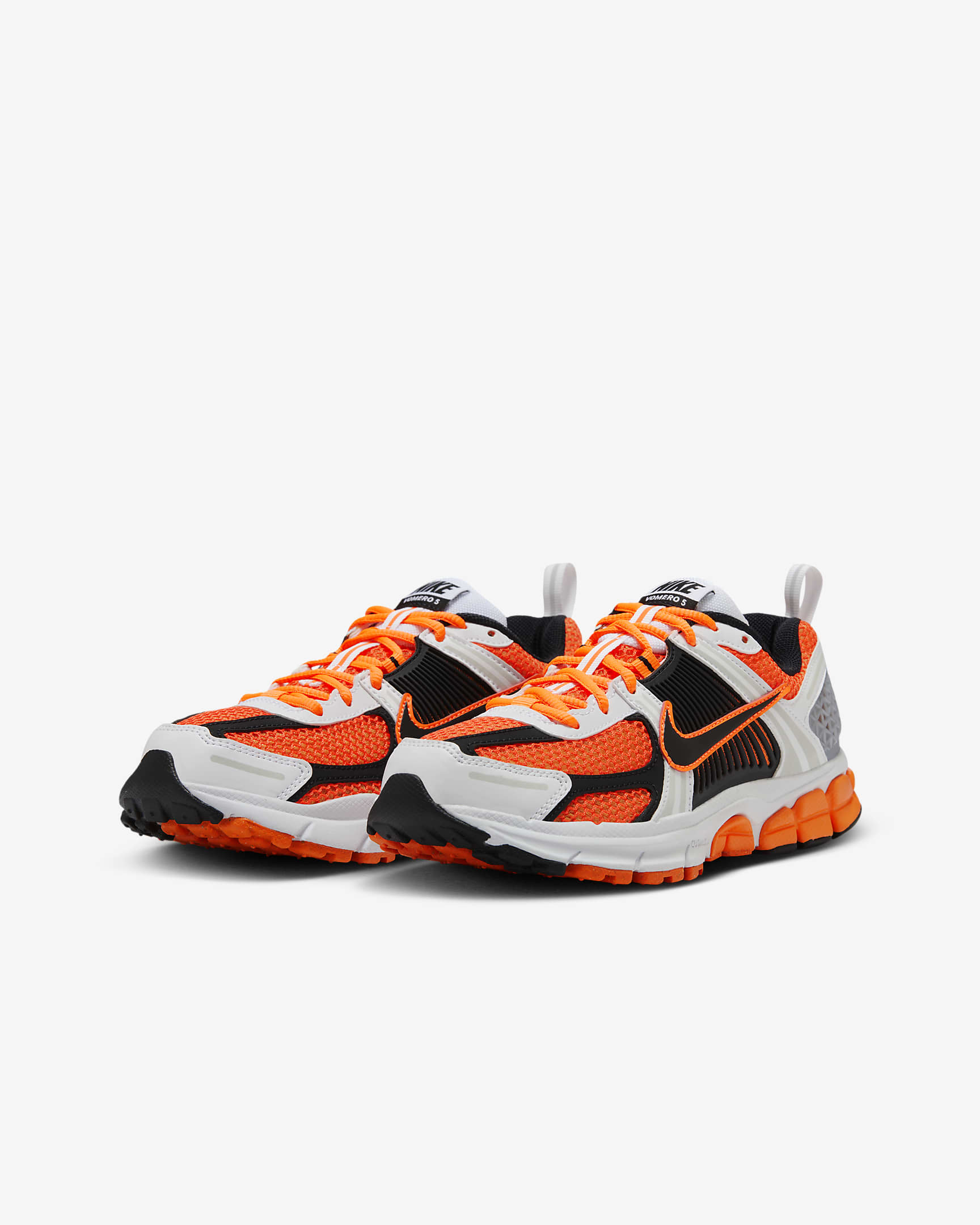 Nike Vomero 5 Big Kids' Shoes - Total Orange/White/Metallic Platinum/Black