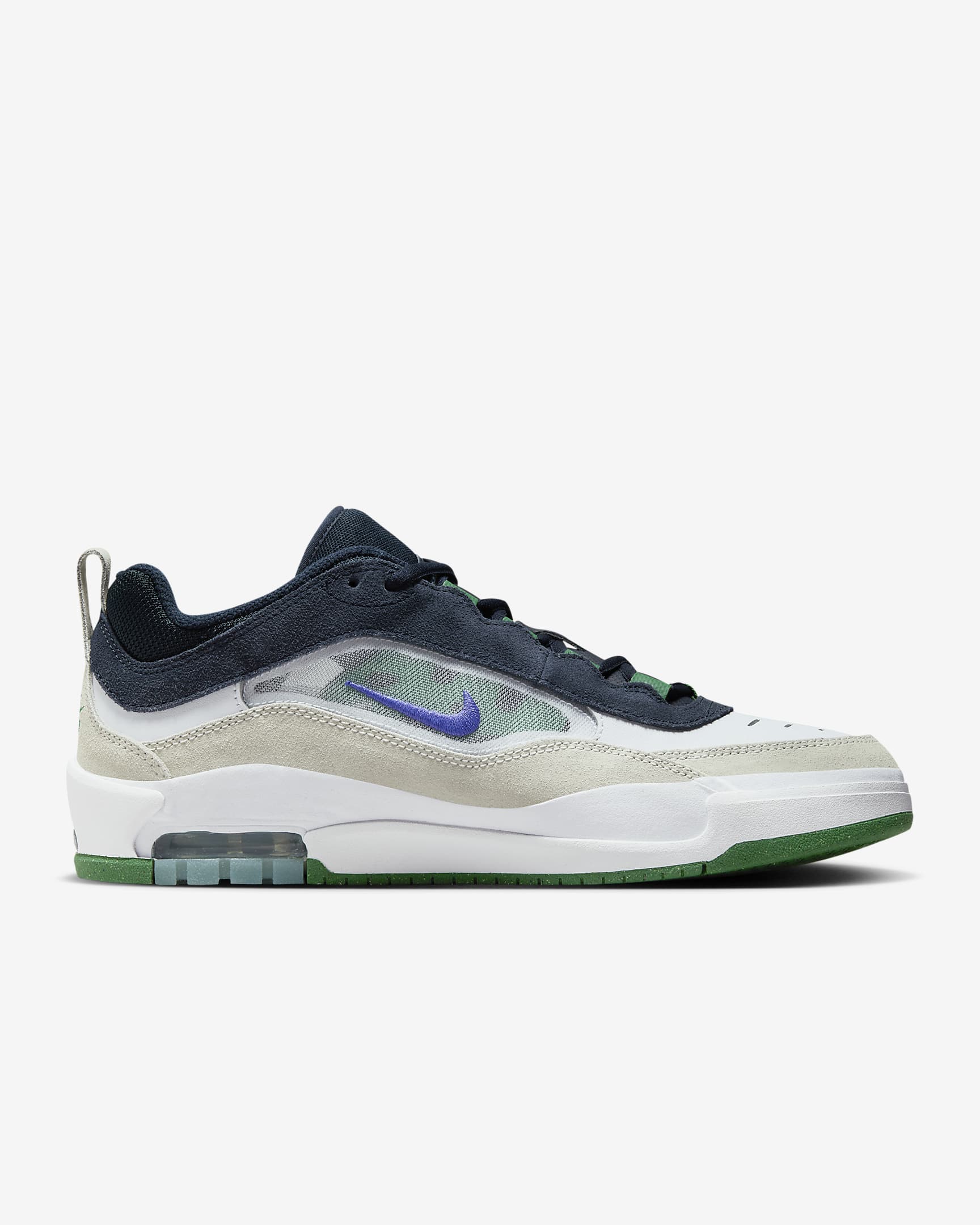 Nike Air Max Ishod Men's Shoes - White/Obsidian/Pine Green/Persian Violet