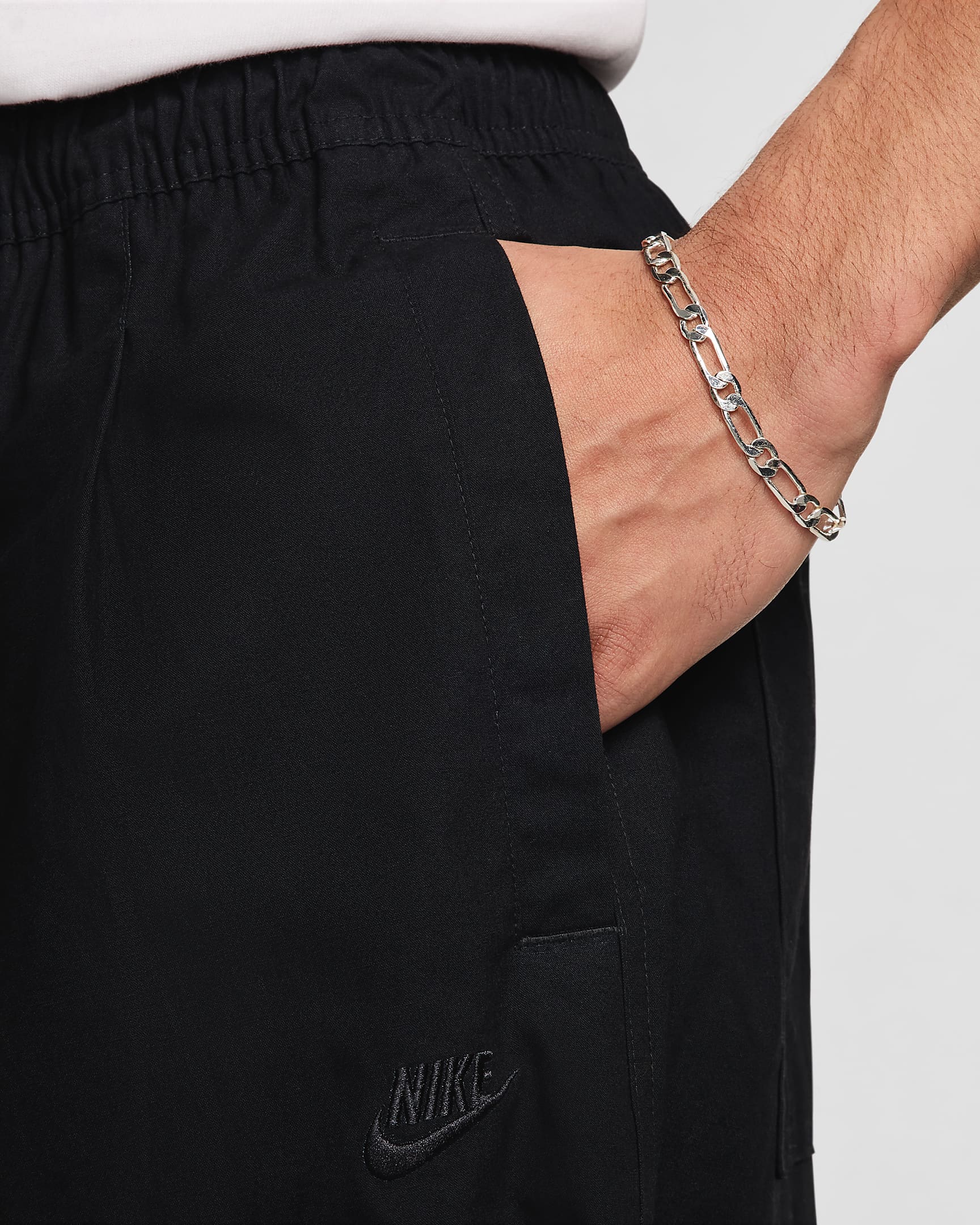 Nike Club Men's Balloon Trousers - Black/Black