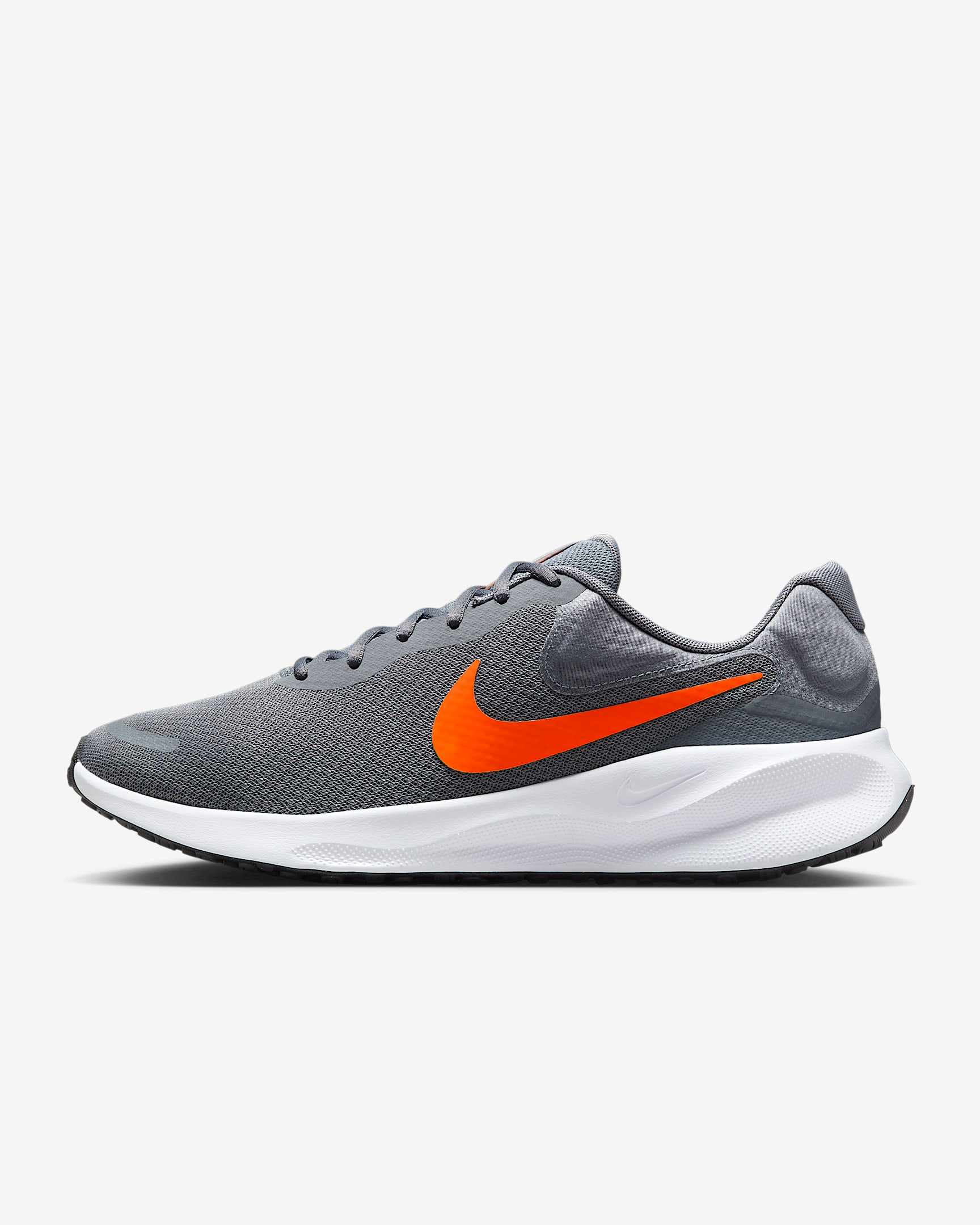 Nike Revolution 7 Men's Road Running Shoes - Cool Grey/White/Black/Total Orange