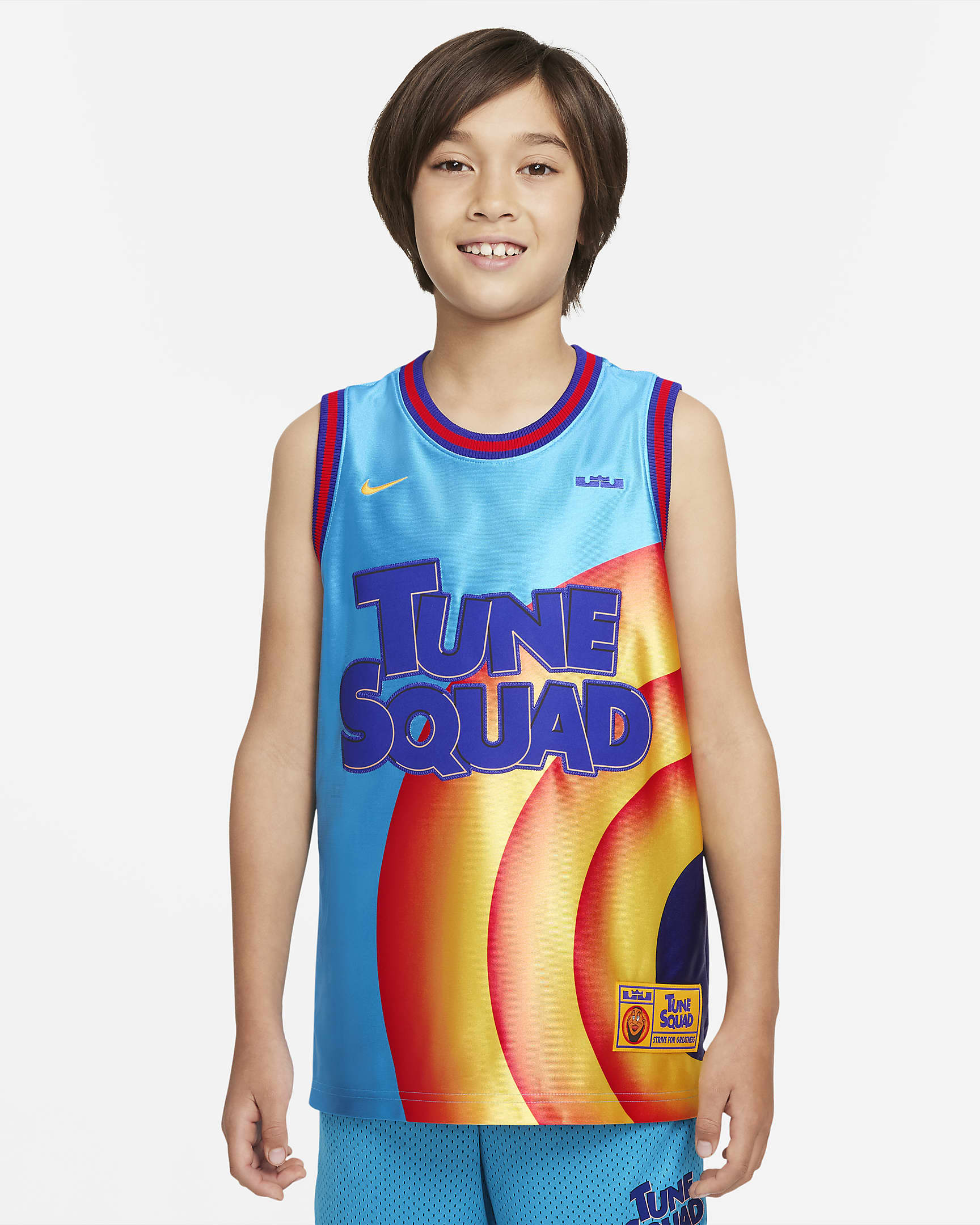 Nike Dri-FIT x Space Jam: A New Legacy Big Kids' Basketball Jersey ...