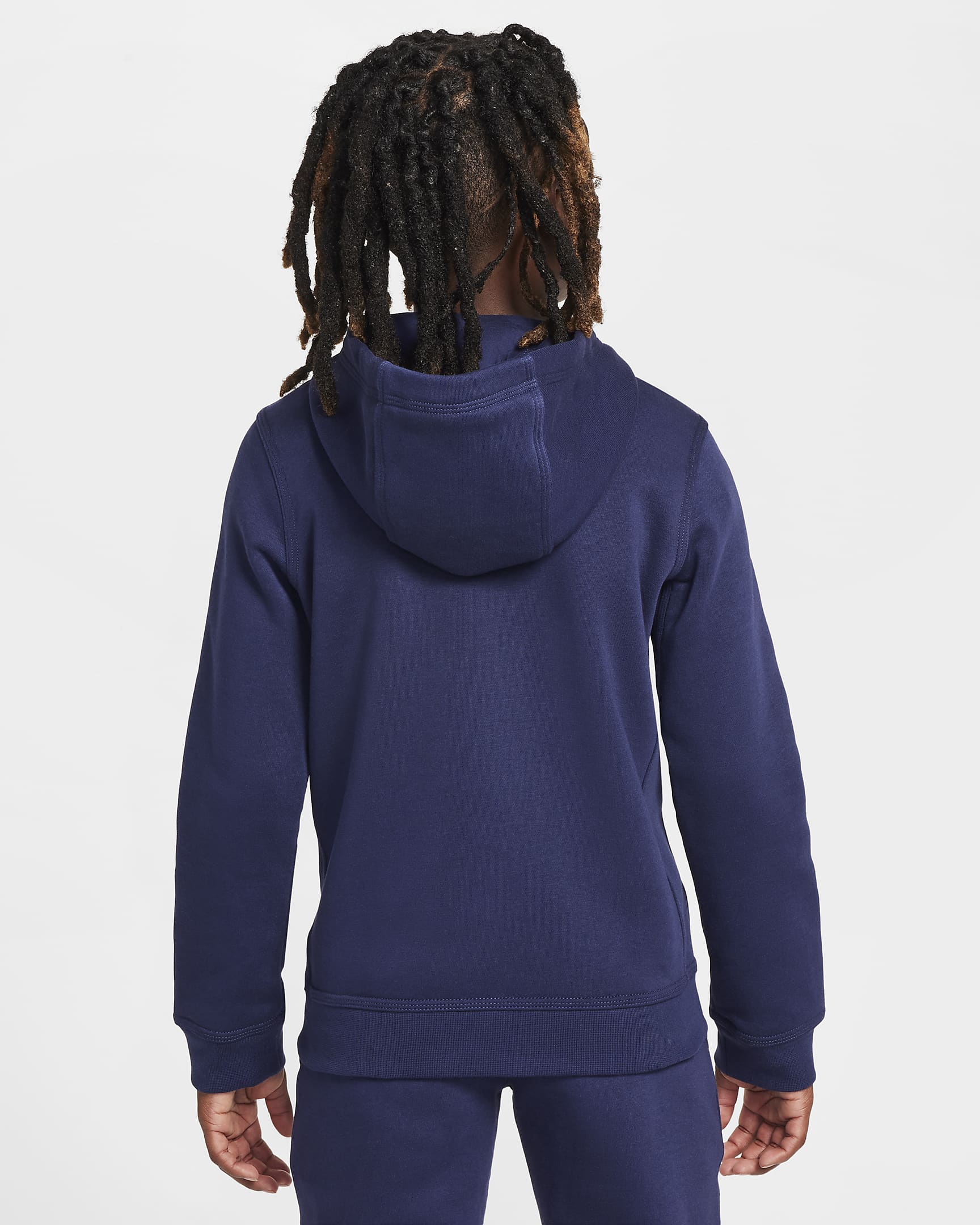 Inter Mailand Club Third Nike Fußball-Hoodie (ältere Kinder, Jungen) - Blackened Blue/University Gold