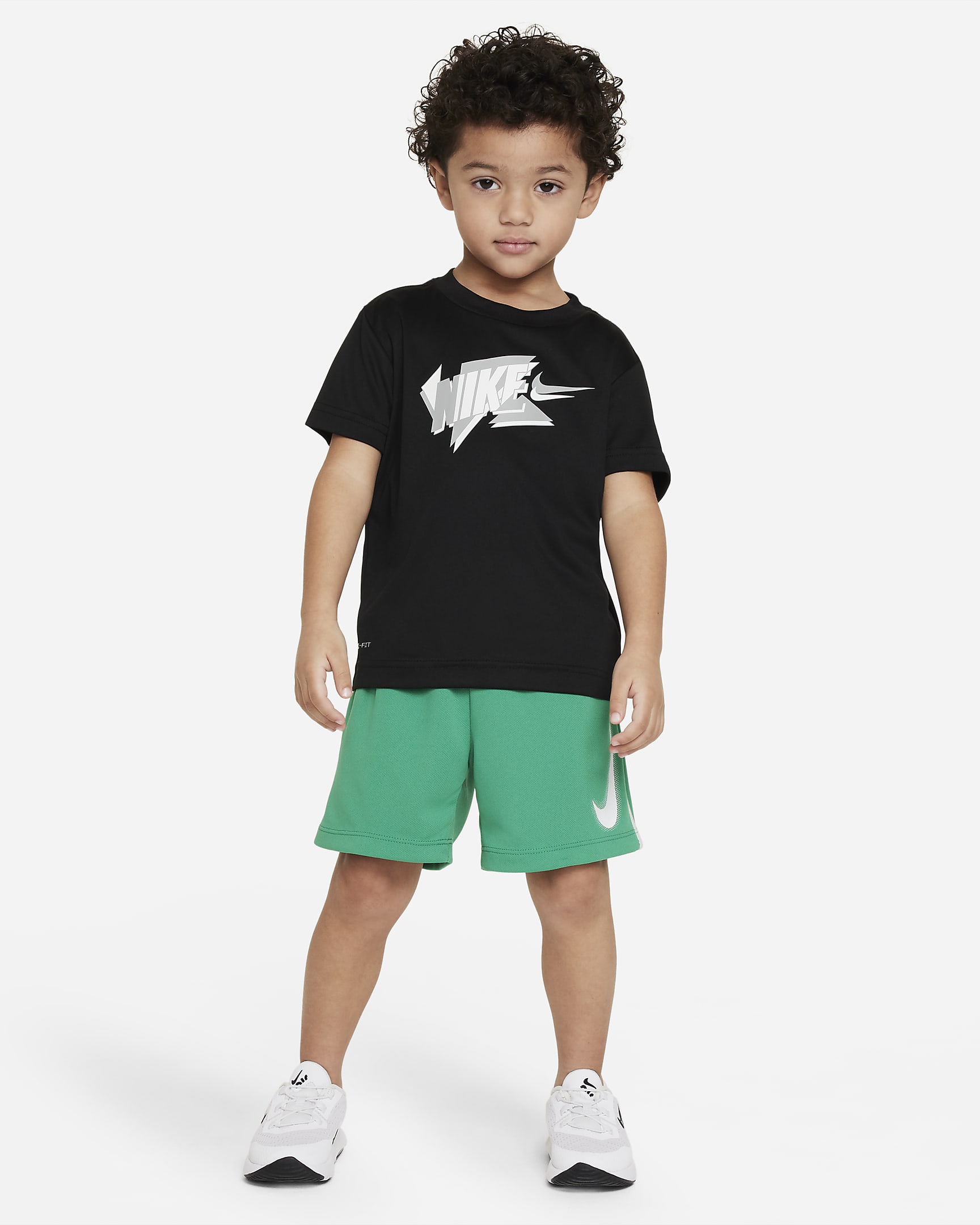 Shorts infantiles Dri-FIT Nike "All Day Play" Dri-FIT Shorts - Verde estadio