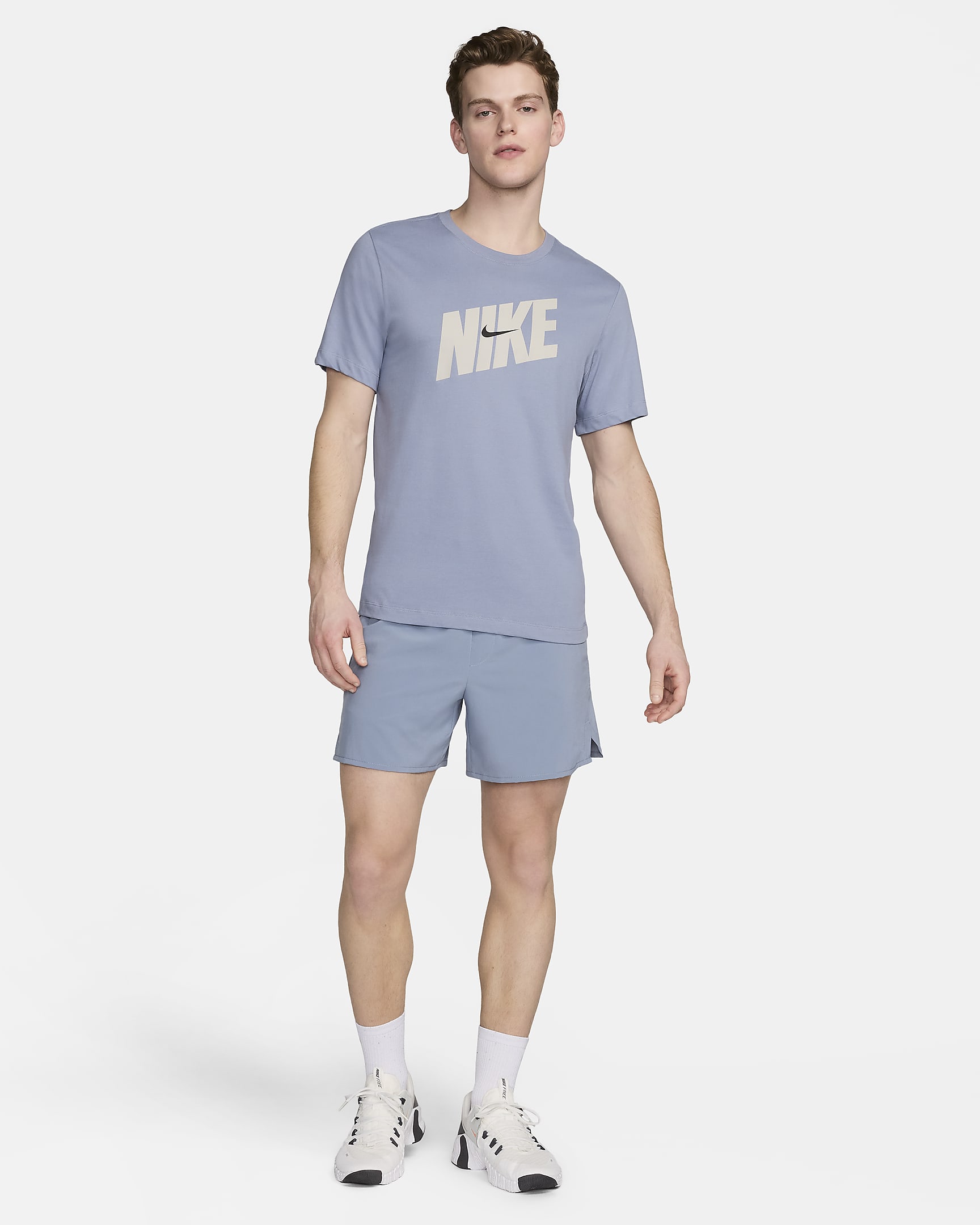 Nike Camiseta deportiva Dri-FIT - Hombre - Ashen Slate