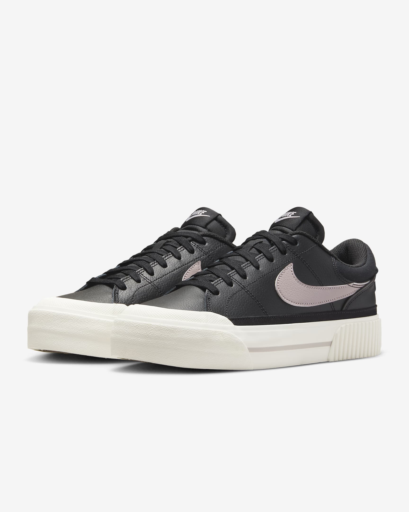 Γυναικεία παπούτσια Nike Court Legacy Lift - Μαύρο/Sail/Platinum Violet