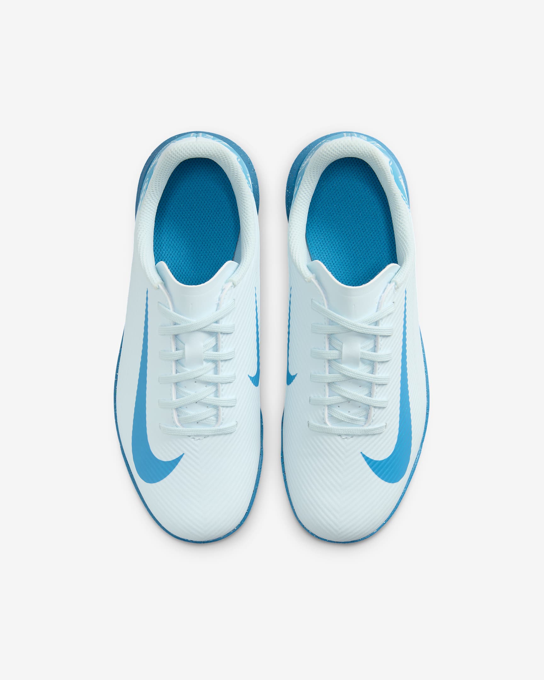 Nike Jr. Mercurial Vapor 16 Club Botes de futbol per a moqueta-turf de perfil baix - Nen/a i nen/a petit/a - Glacier Blue/Blue Orbit