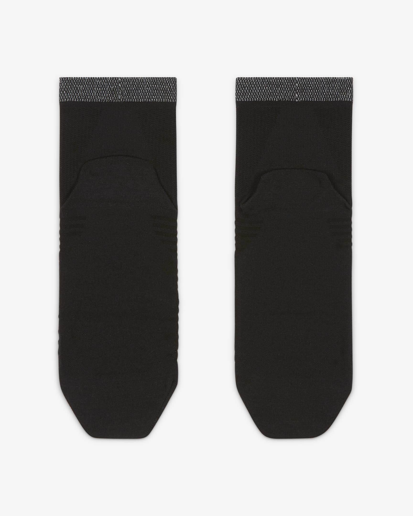 Nike Spark Lightweight Running Ankle Socks - Black/Reflect Silver