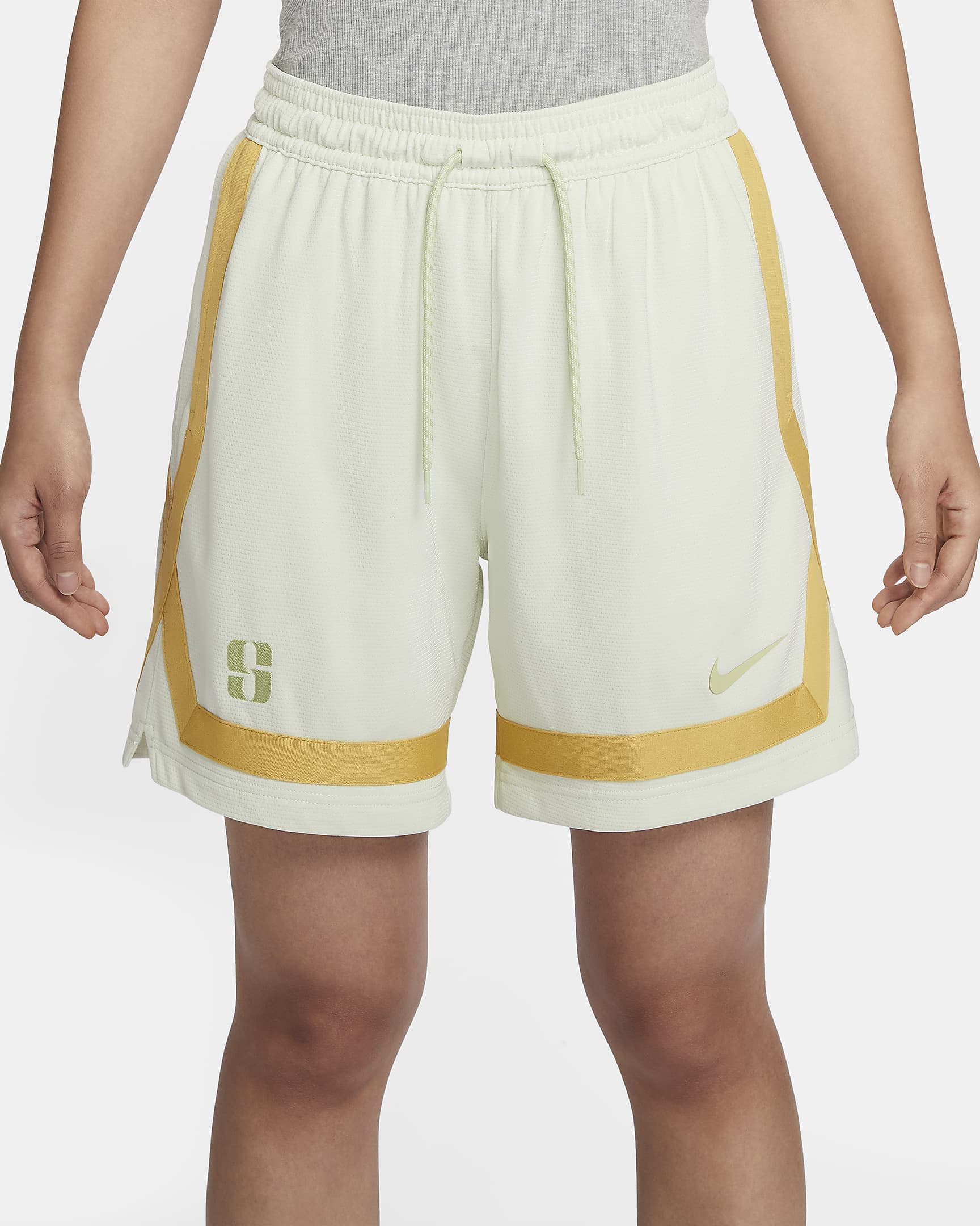 Sabrina Dri-FIT Basketball Shorts - Sea Glass/Olive Aura