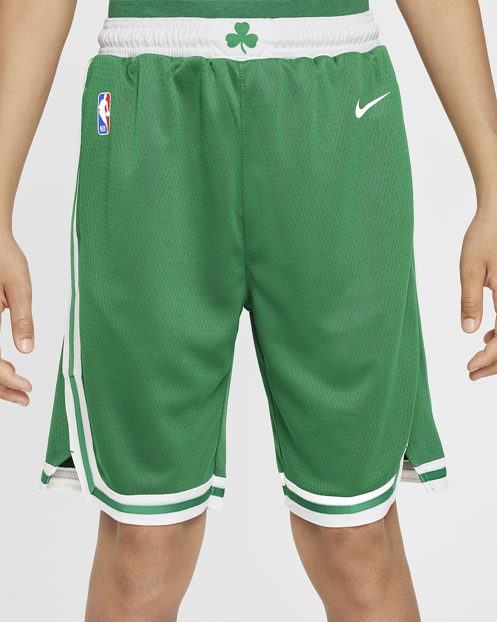 Boston Celtics 2023/24 Icon Edition Pantalón corto Nike NBA Swingman - Niño - Clover