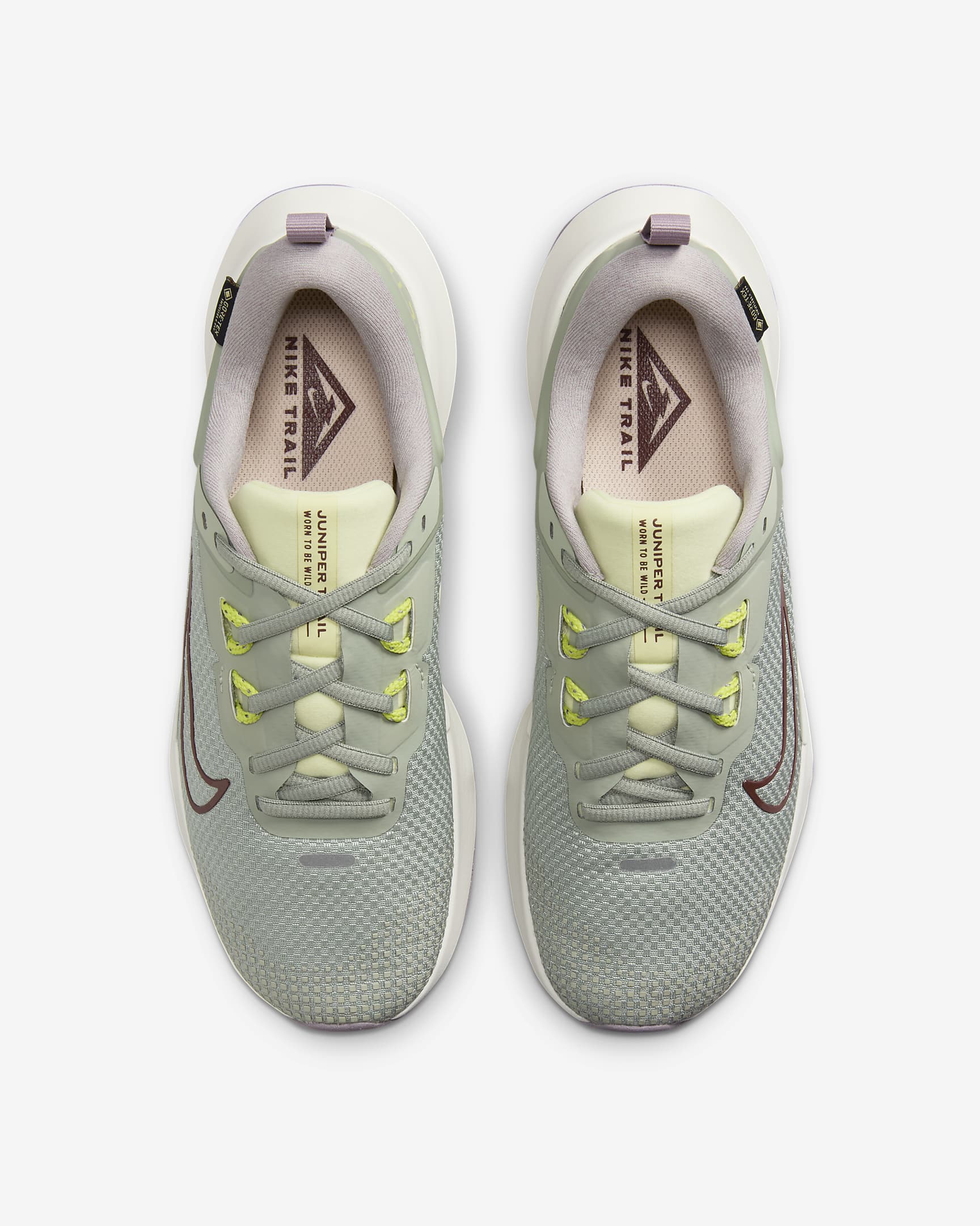 Sapatilhas de running para trilhos à prova de água Nike Juniper Trail 2 GORE-TEX para mulher - Jade Horizon/Cyber/Sail/Dark Pony