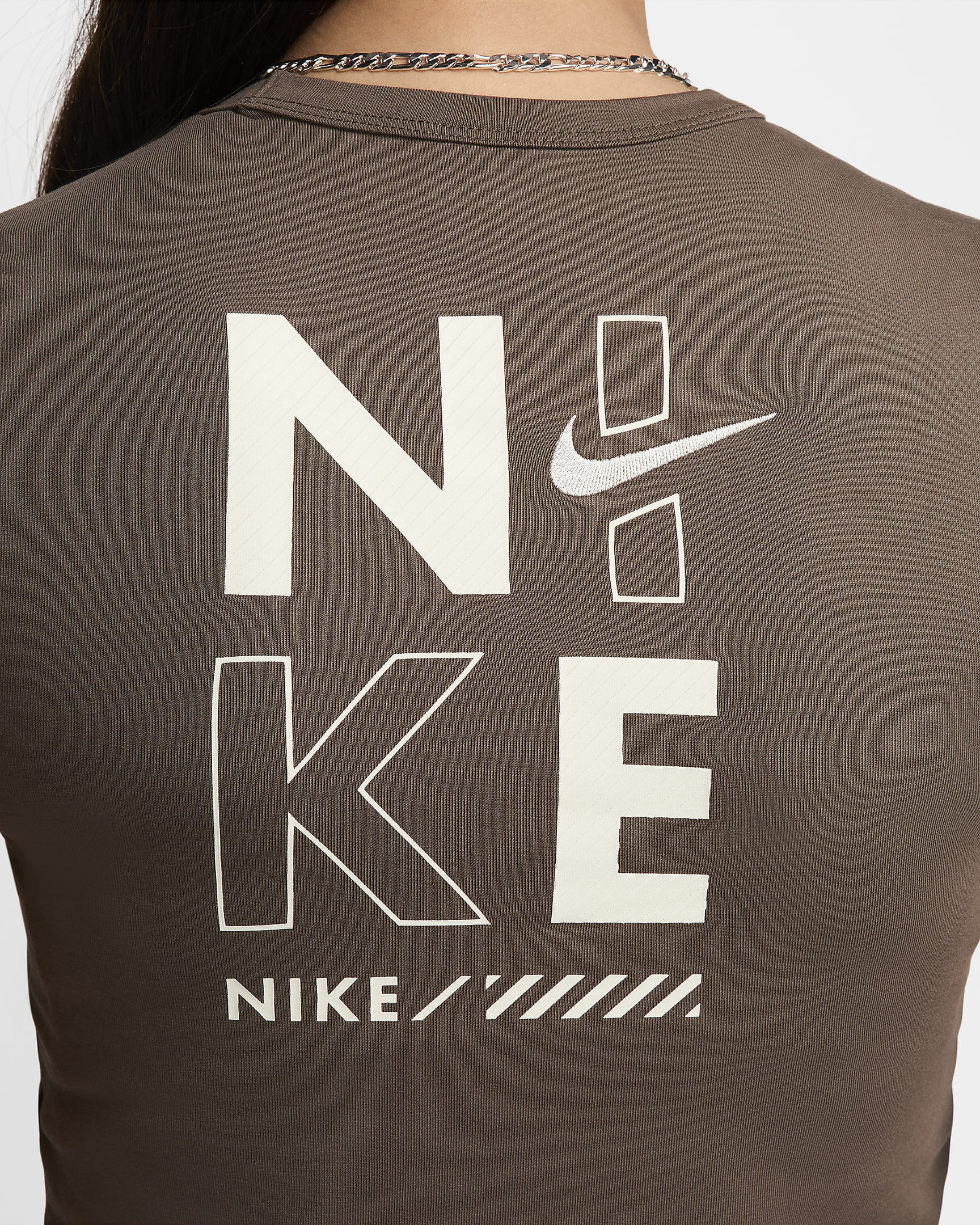 Nike Sportswear Women's Cropped T-Shirt - Ironstone