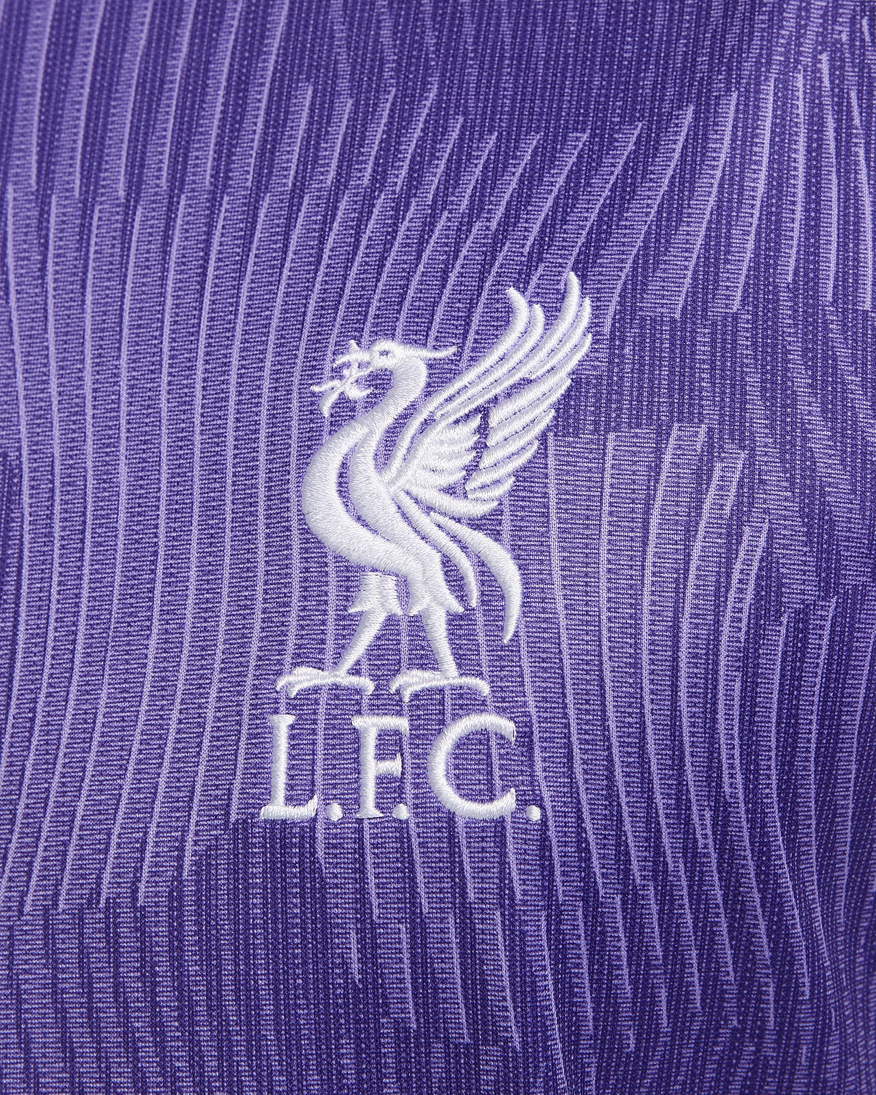 Liverpool FC 2023/24 Stadyum Üçüncü Nike Dri-FIT Erkek Futbol Forması - Space Purple/Beyaz
