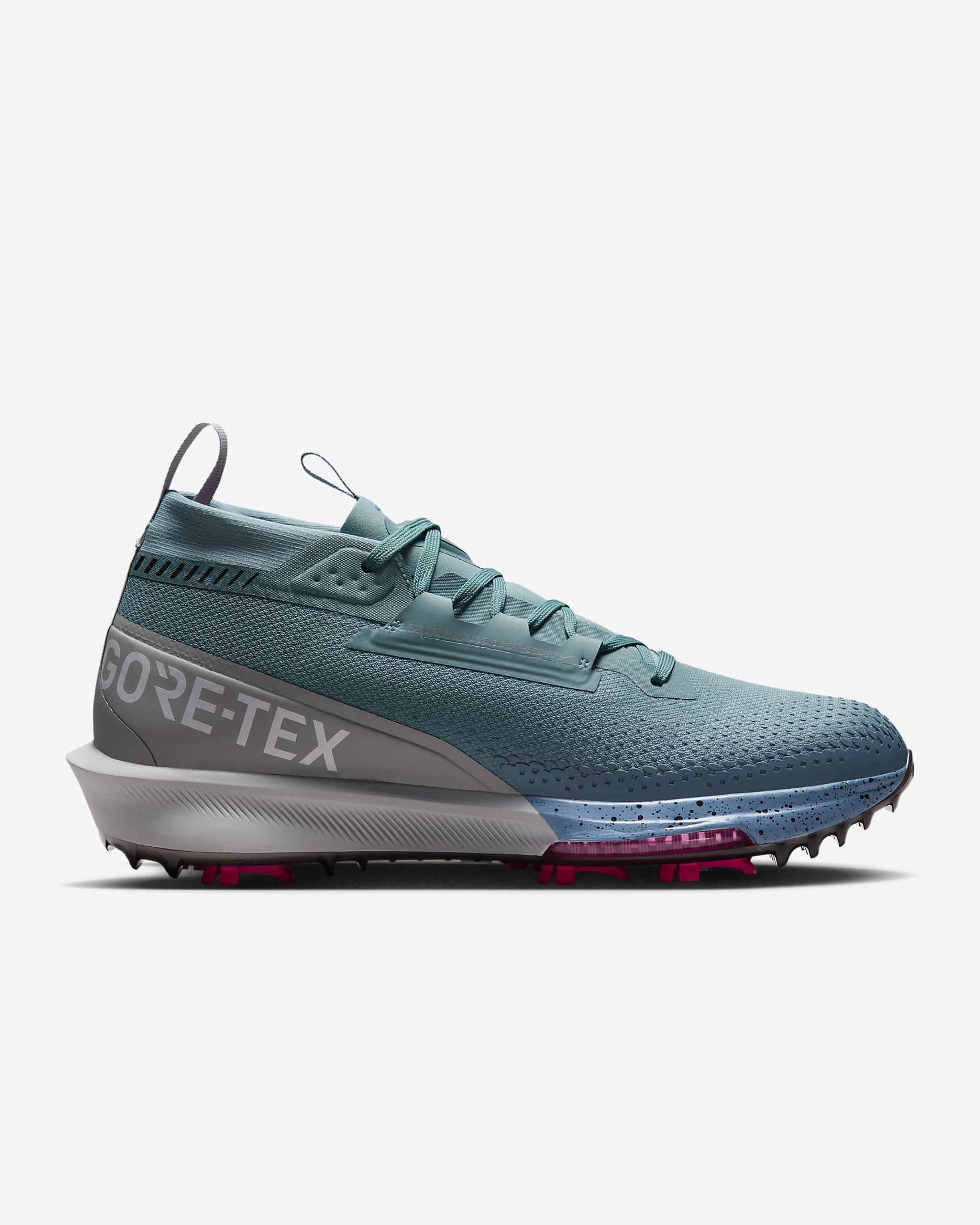 Nike Infinity Tour 2 GORE-TEX Men's Waterproof Golf Shoes - Denim Turquoise/Aegean Storm/Hyper Pink/Black
