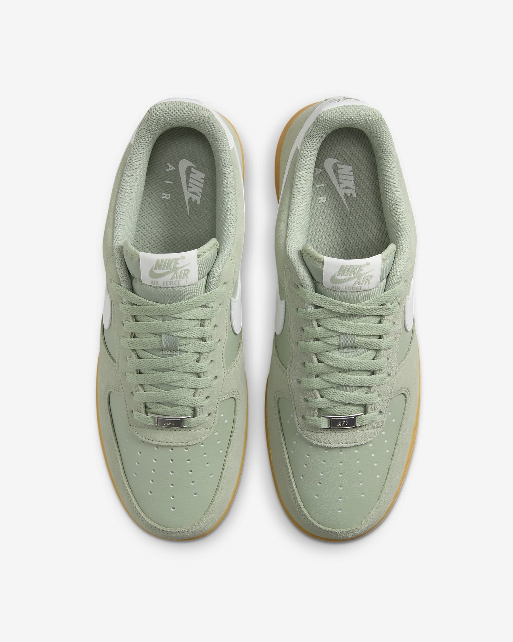 Nike Air Force 1 '07 LV8 男鞋 - Jade Horizon/Gum Light Brown/Summit White