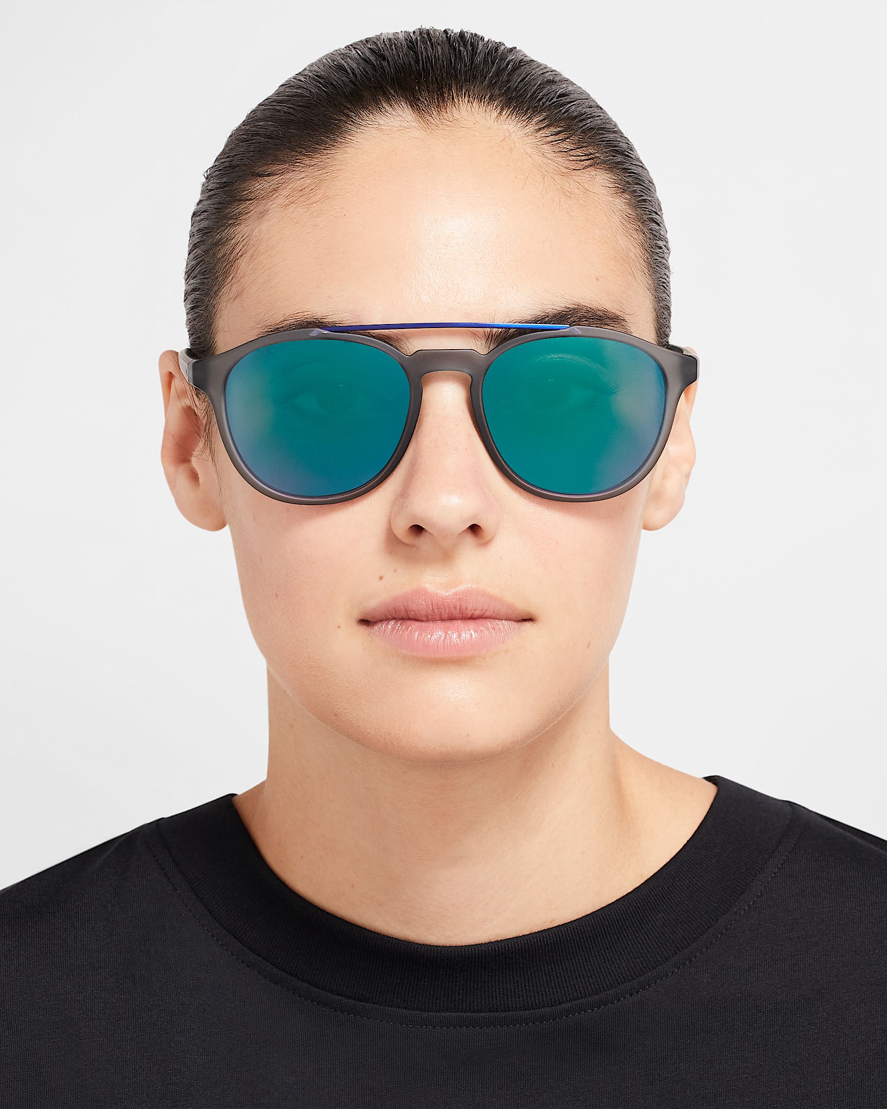 Nike Kismet Sunglasses - Cool Grey/Deep Royal Blue