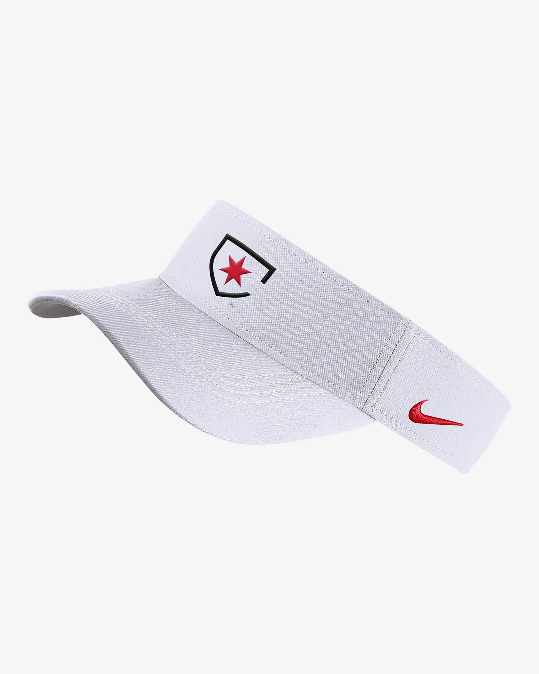 Chicago Red Stars Nike Dri-FIT NWSL Visor - White